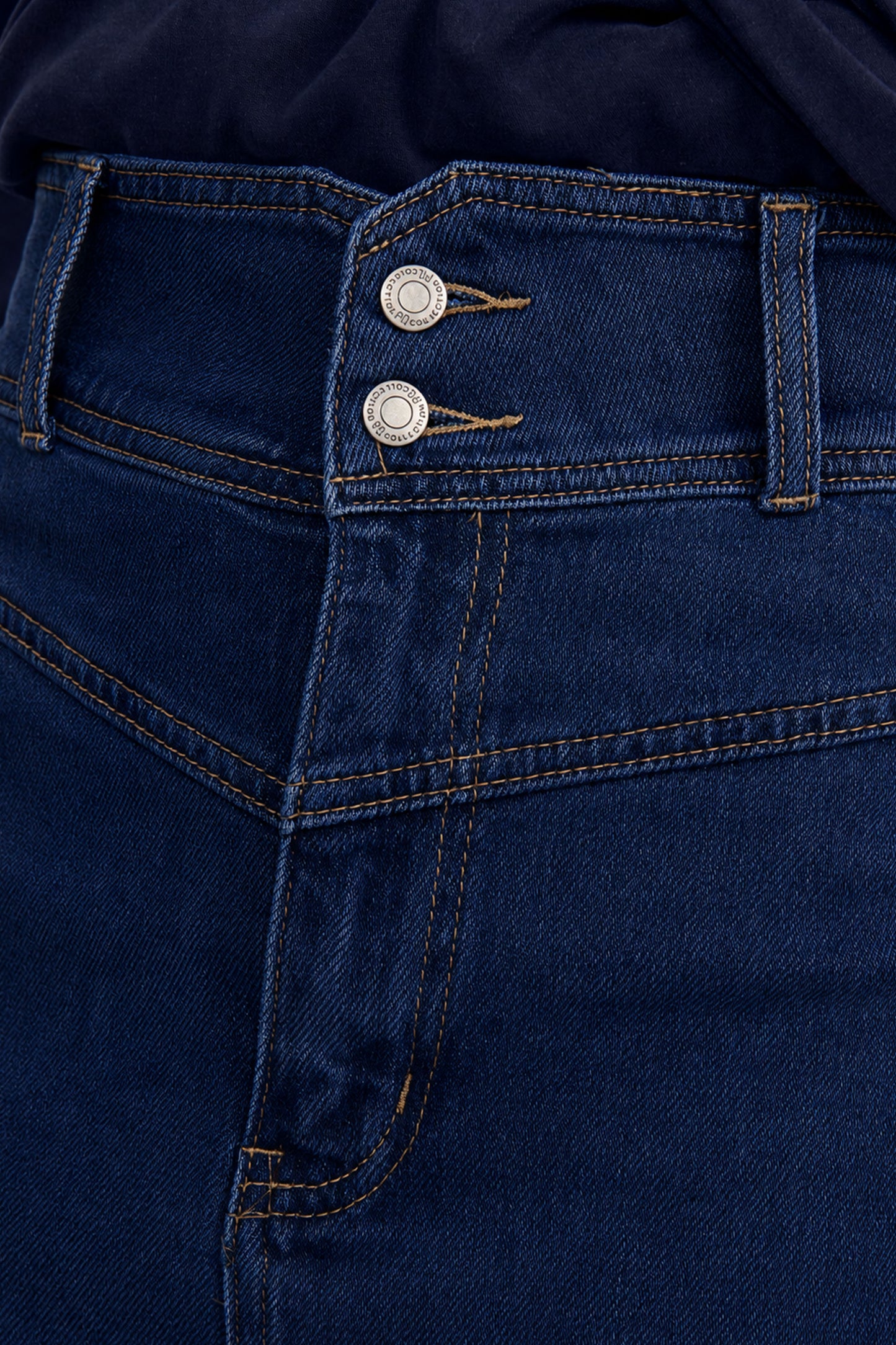 DAYA Rigid Denim Maxi Skirt | Dark Wash | FINAL SALE
