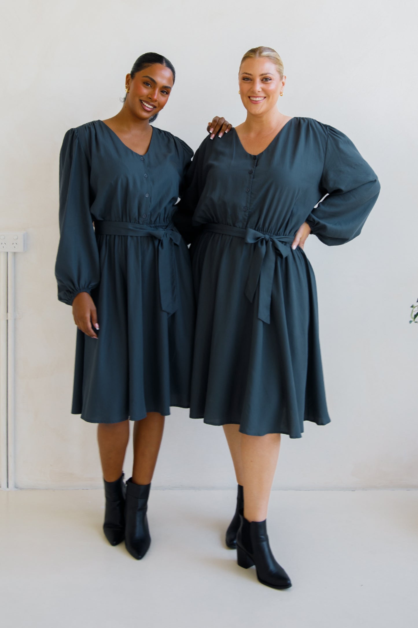 Dahlia Dress | Storm