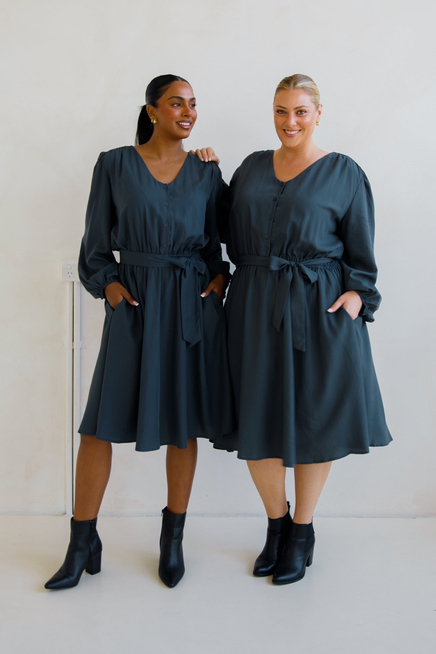Dahlia Dress | Storm