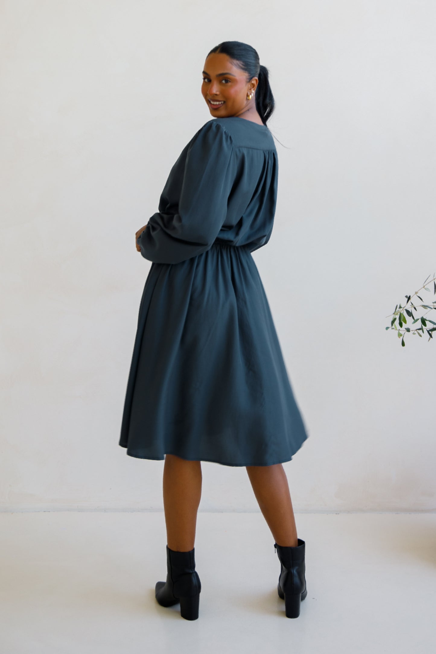 Dahlia Dress | Storm