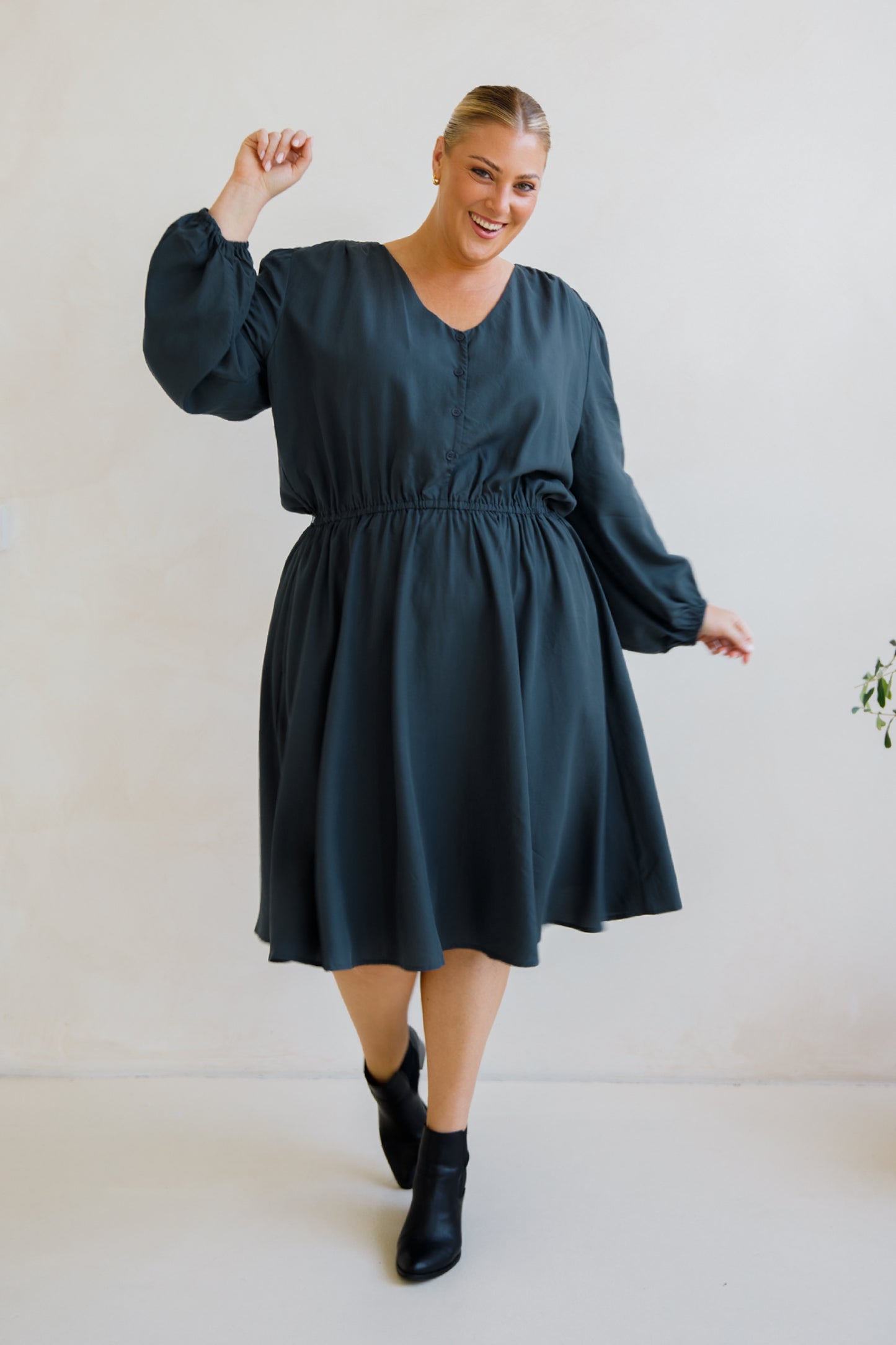 Dahlia Dress | Storm