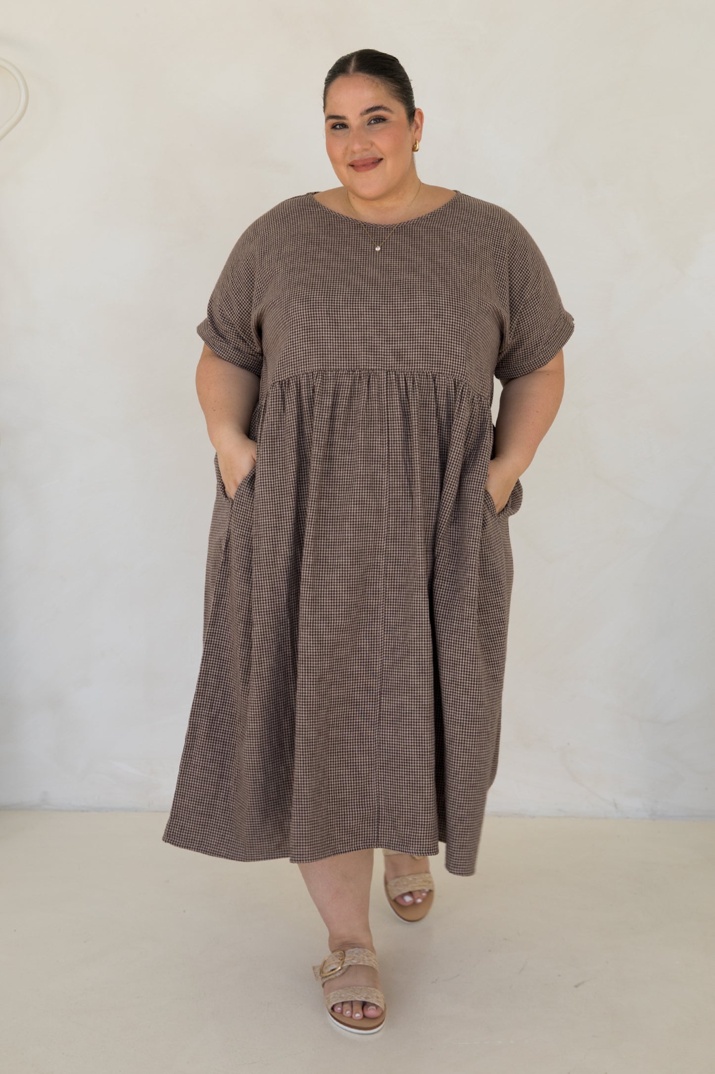 Darcy Dress | Chocolate Check