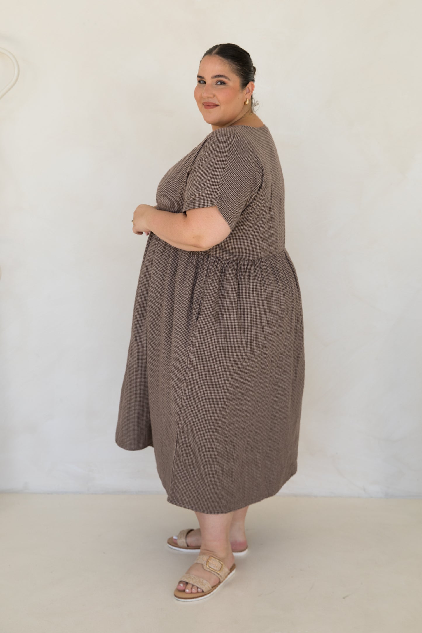 Darcy Dress | Chocolate Check