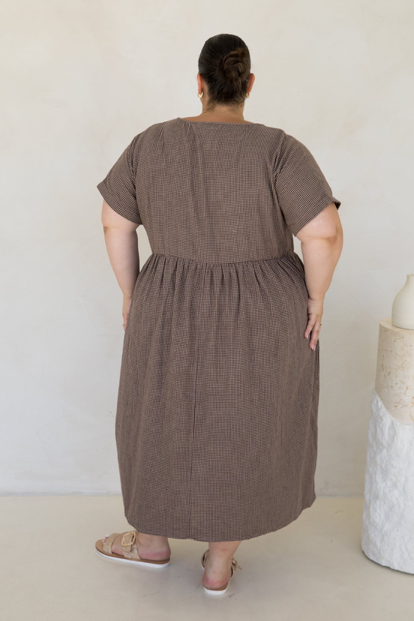 Darcy Dress | Chocolate Check