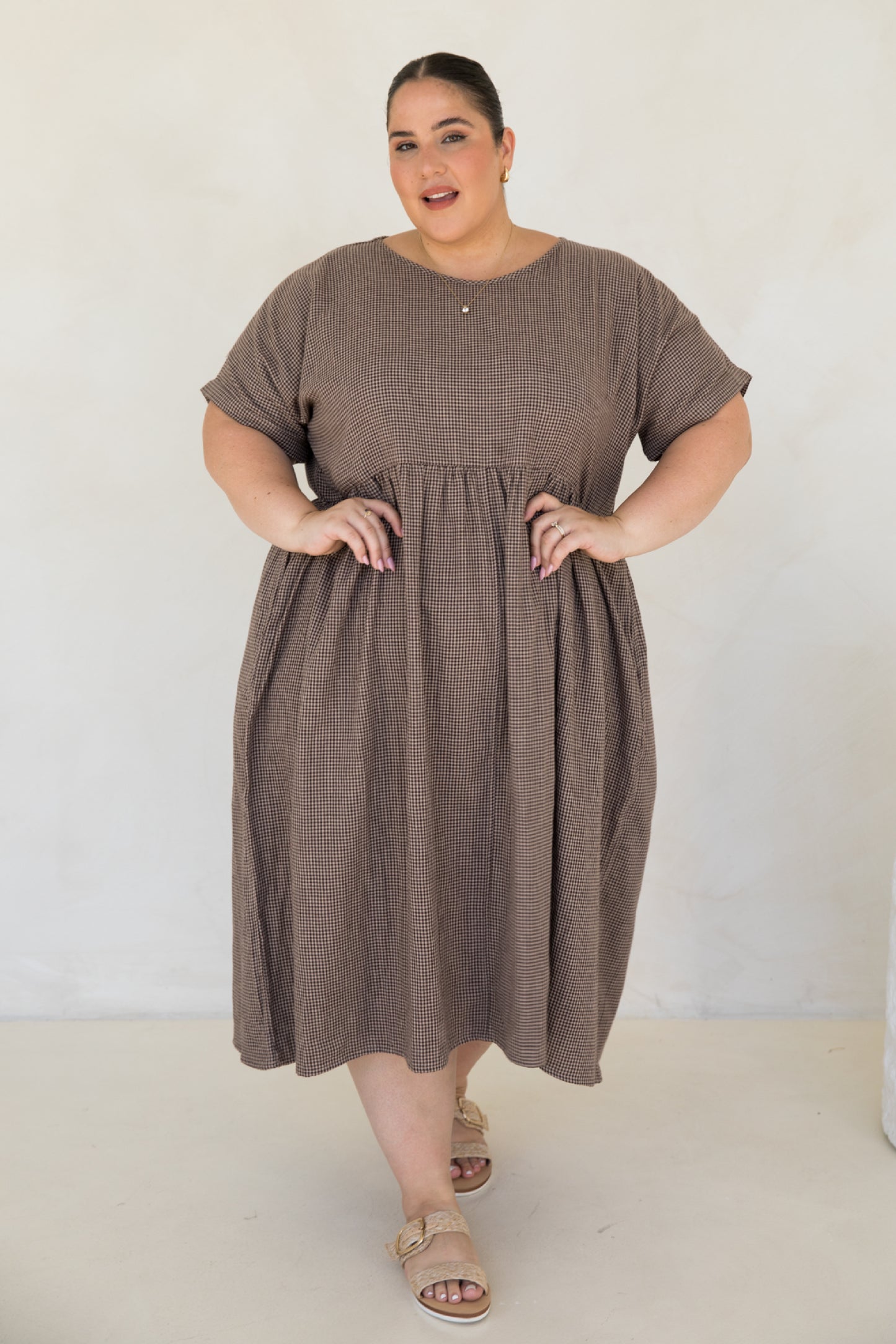 Darcy Dress | Chocolate Check