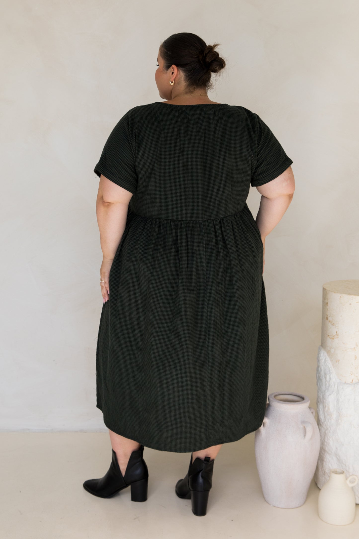 Darcy Dress | Forest Check