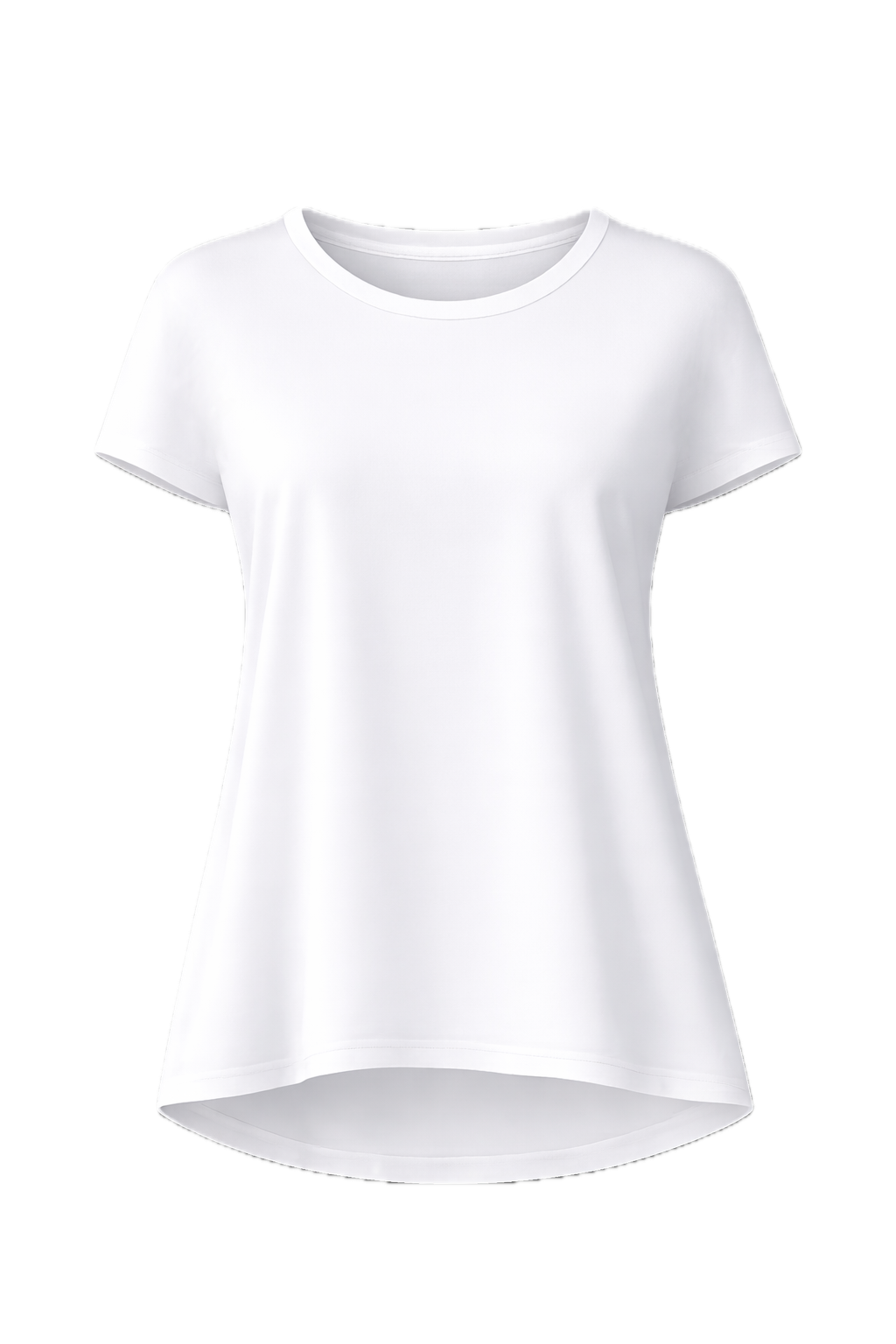 DESTINY Bamboo Short Sleeve Classic Length Top | White