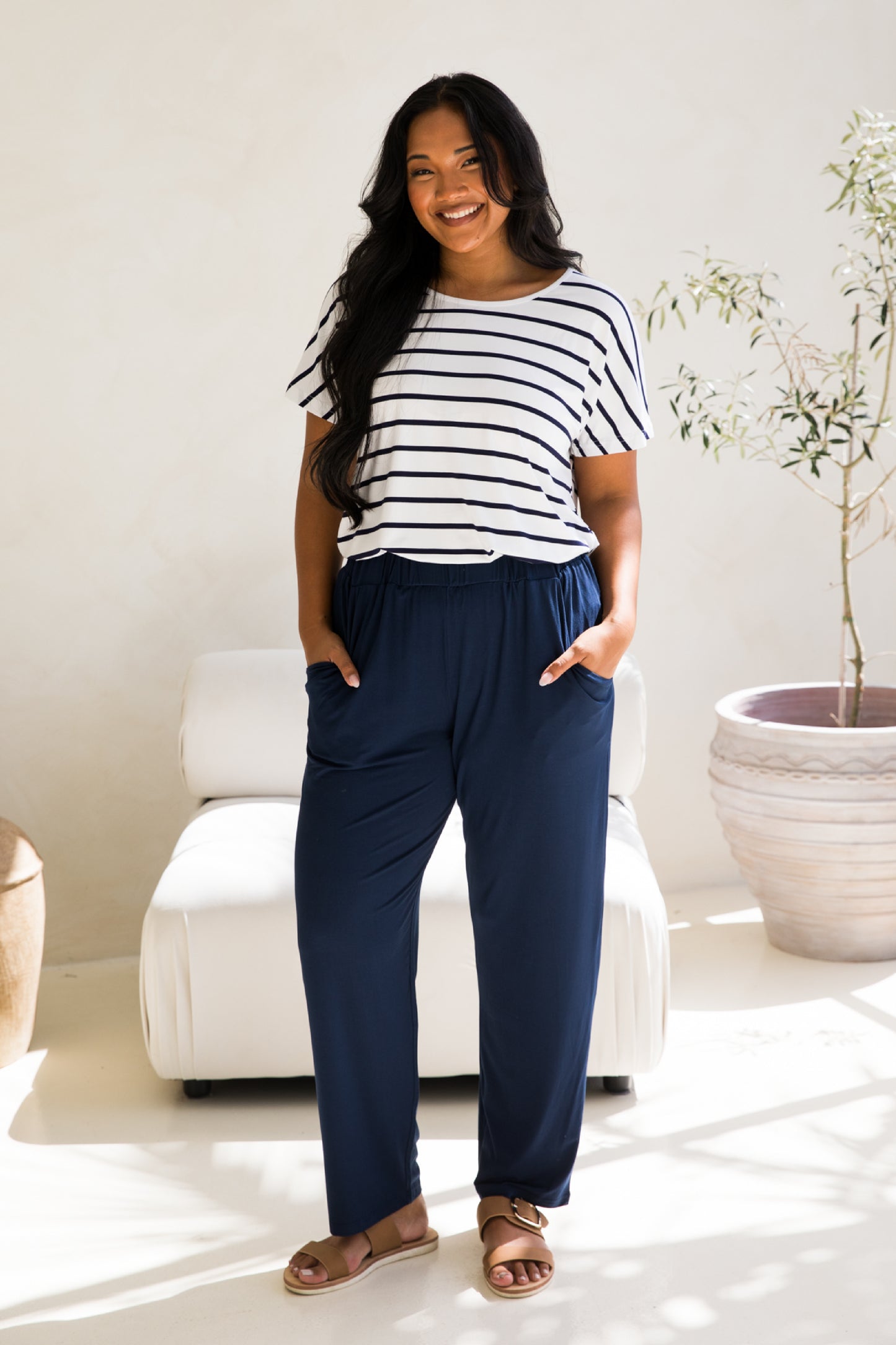 Frankie Pant | Navy