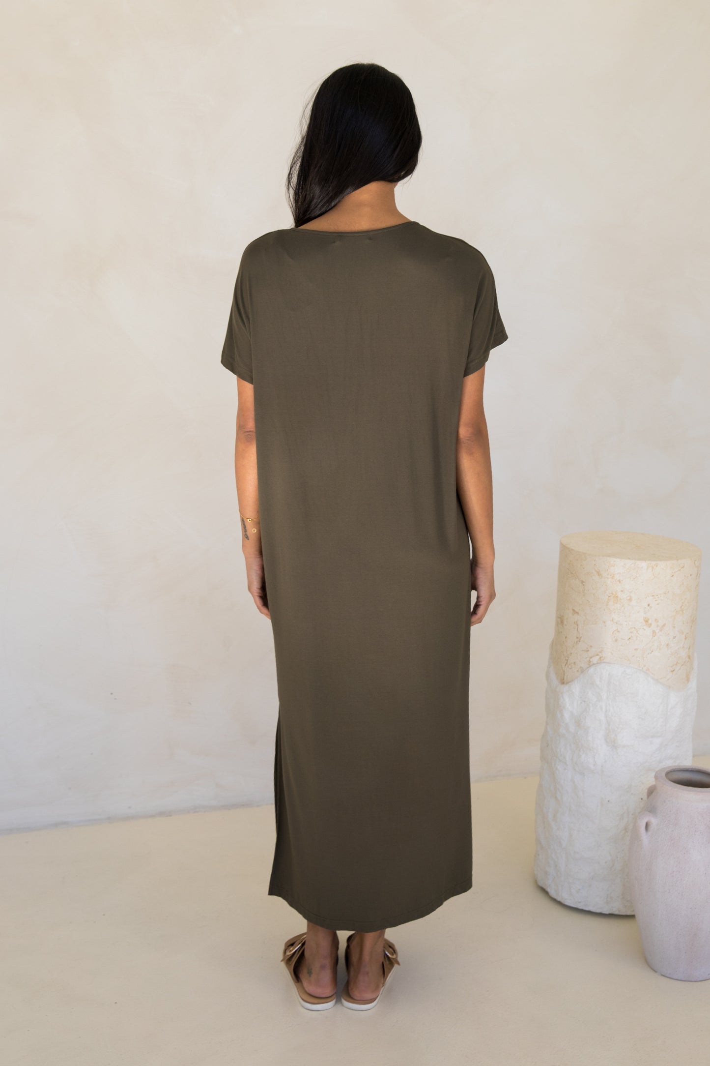 Destiny Dress | Moss Green