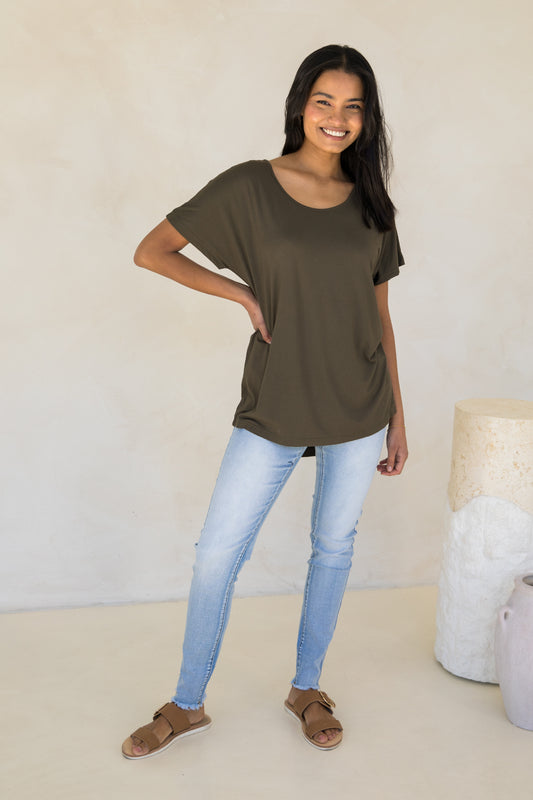 Destiny Top | Moss Green