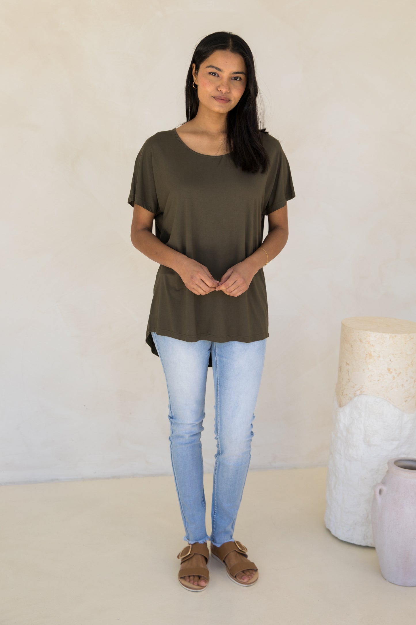 Destiny Top | Moss Green