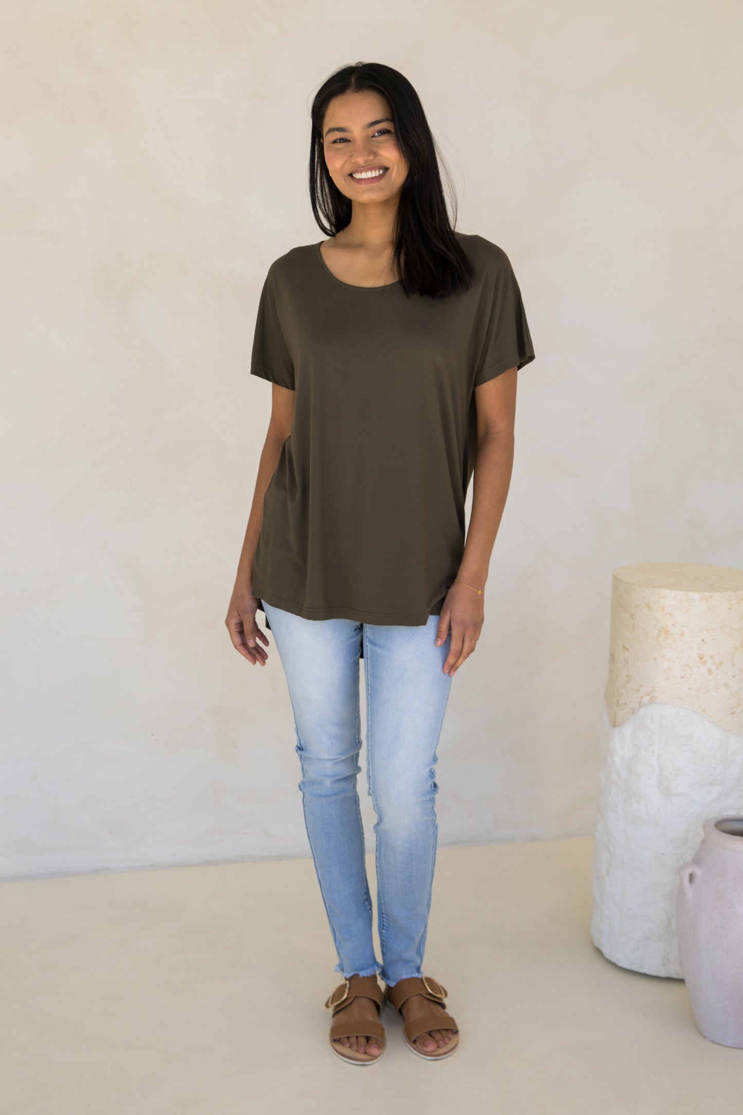 Destiny Top | Moss Green