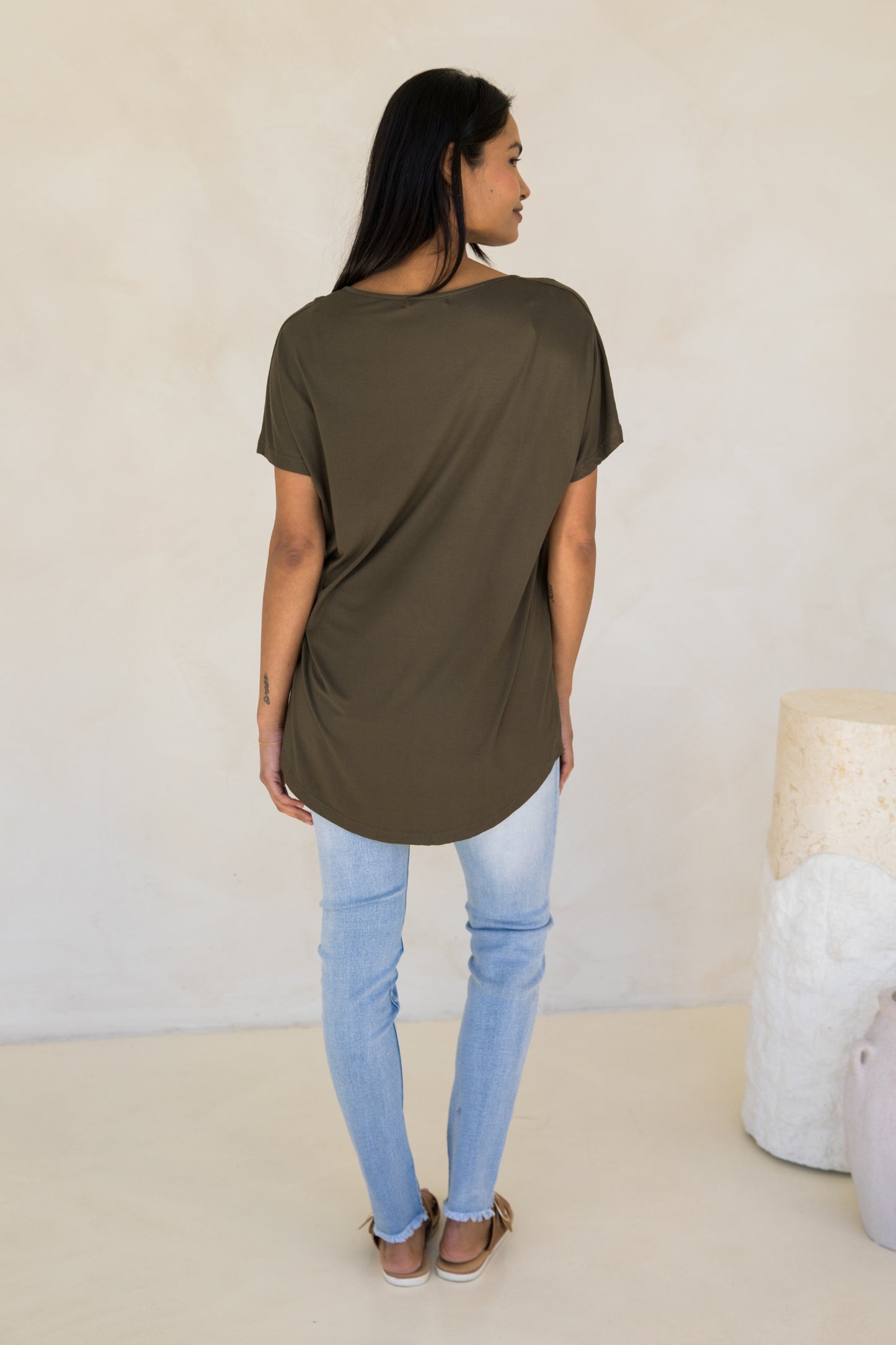 Destiny Top | Moss Green