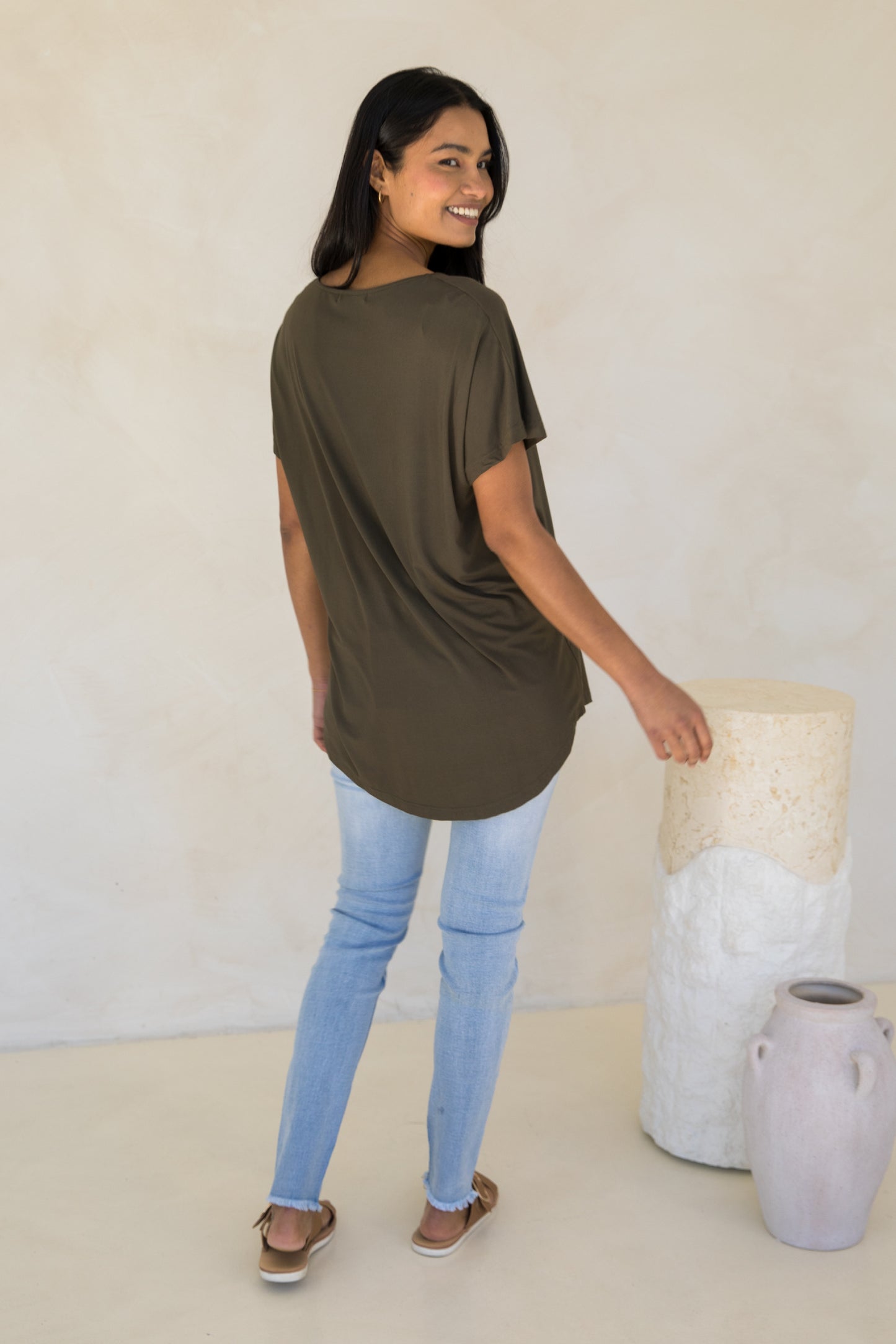 Destiny Top | Moss Green