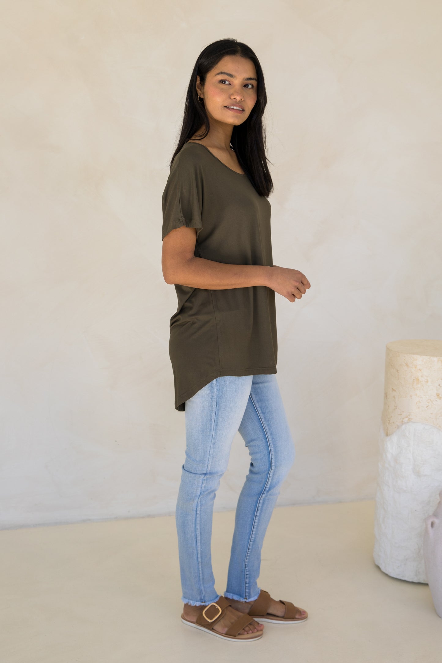 Destiny Top | Moss Green