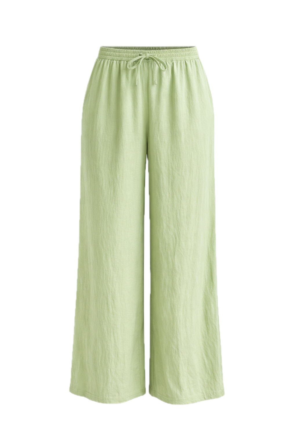 ELLA Lyocell Wide Leg Long Pant | Matcha