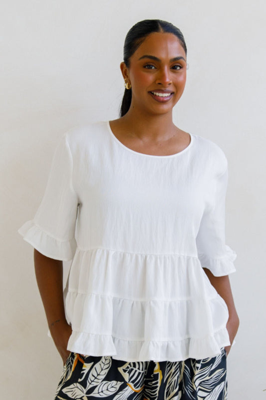 Ella Top | White