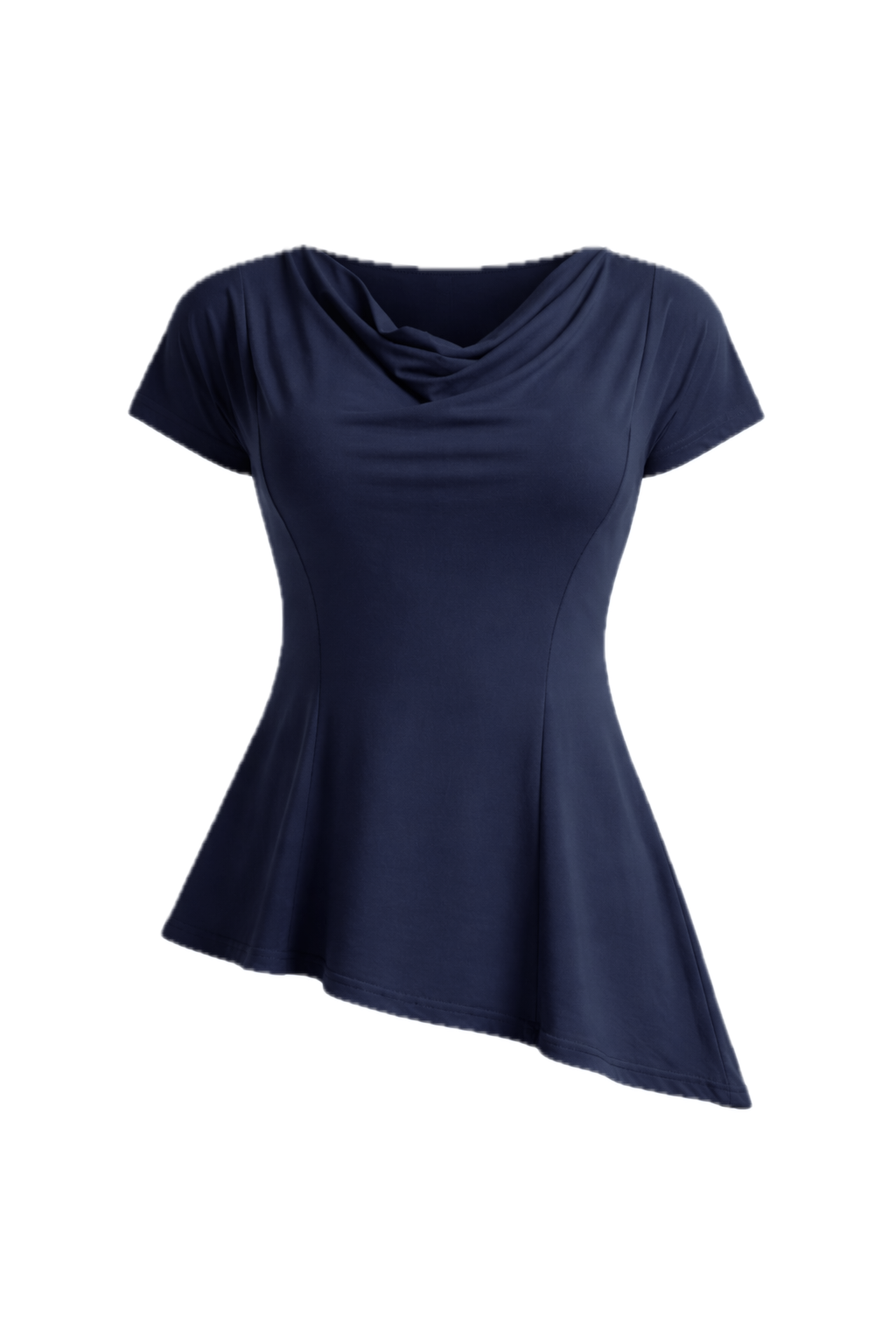 EVE Bamboo Short Sleeve Classic Length Top | Navy