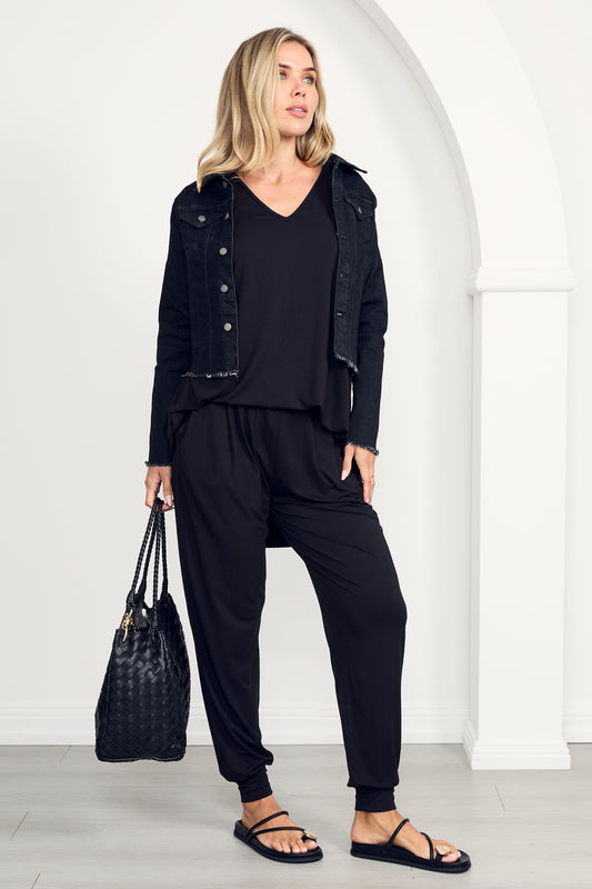 EVERYDAY Bamboo Long Pant | Black