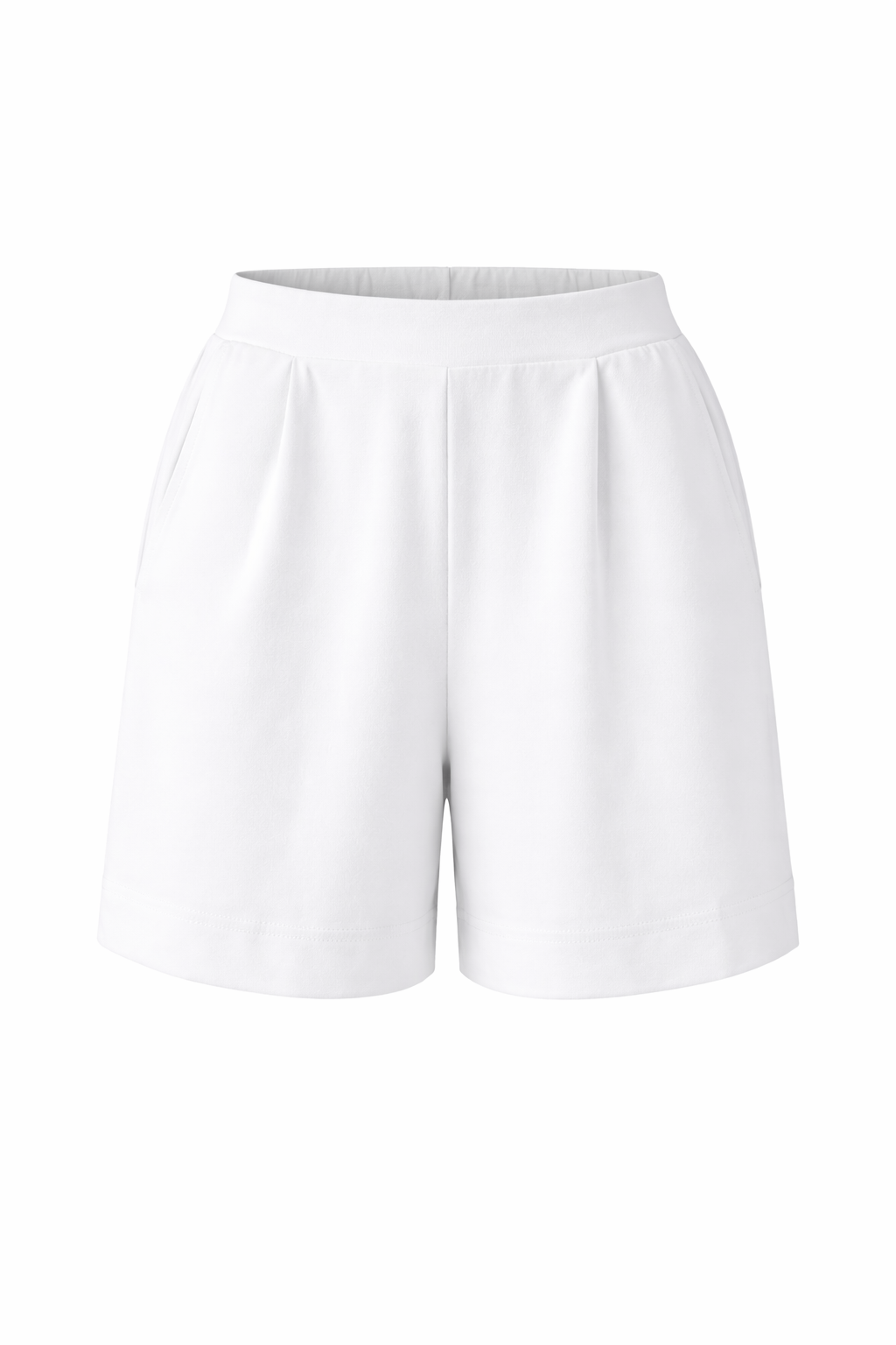 EVERYDAY Lounge Classic Length Shorts | White