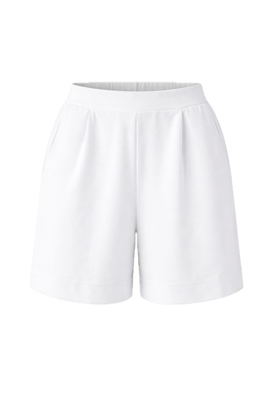 EVERYDAY Lounge Classic Length Shorts | White
