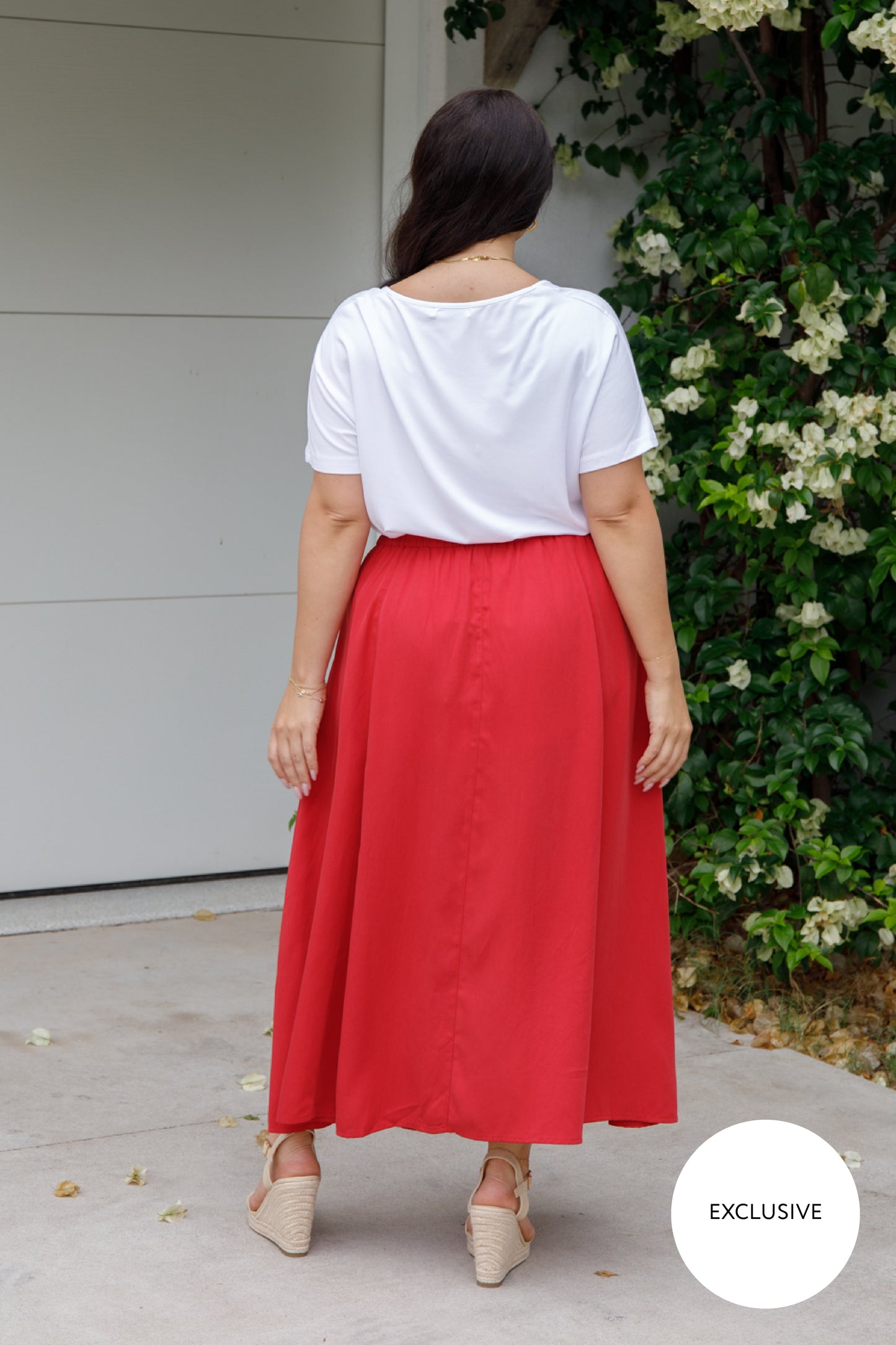 Esme Skirt | Cherry Red