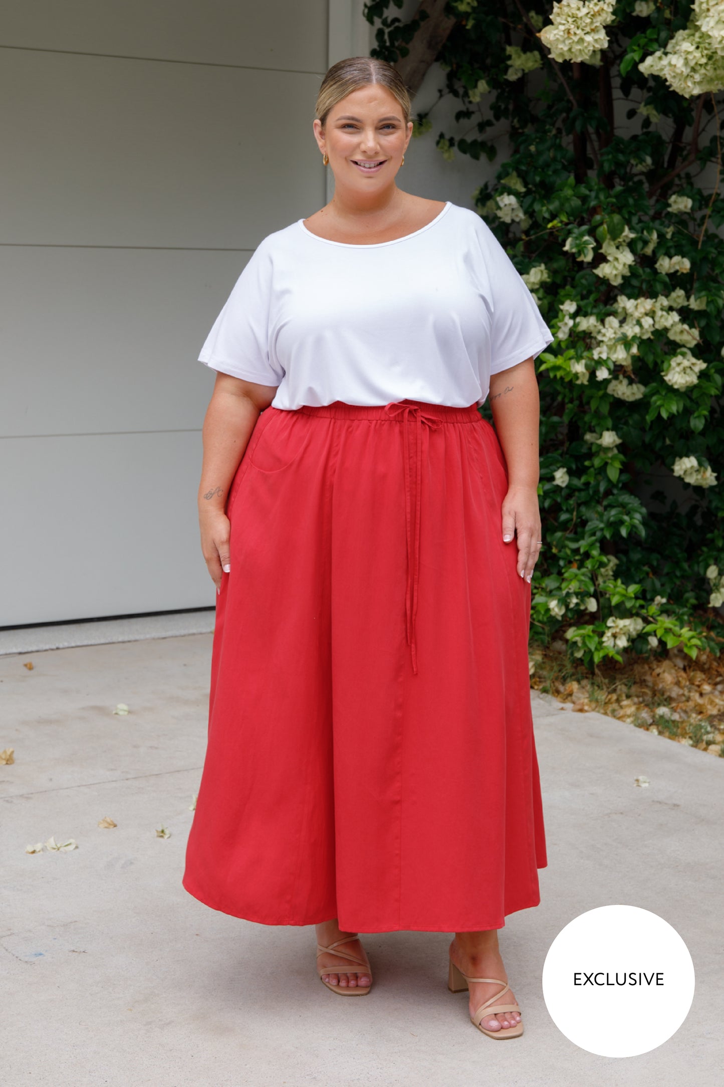 Esme Skirt | Cherry Red