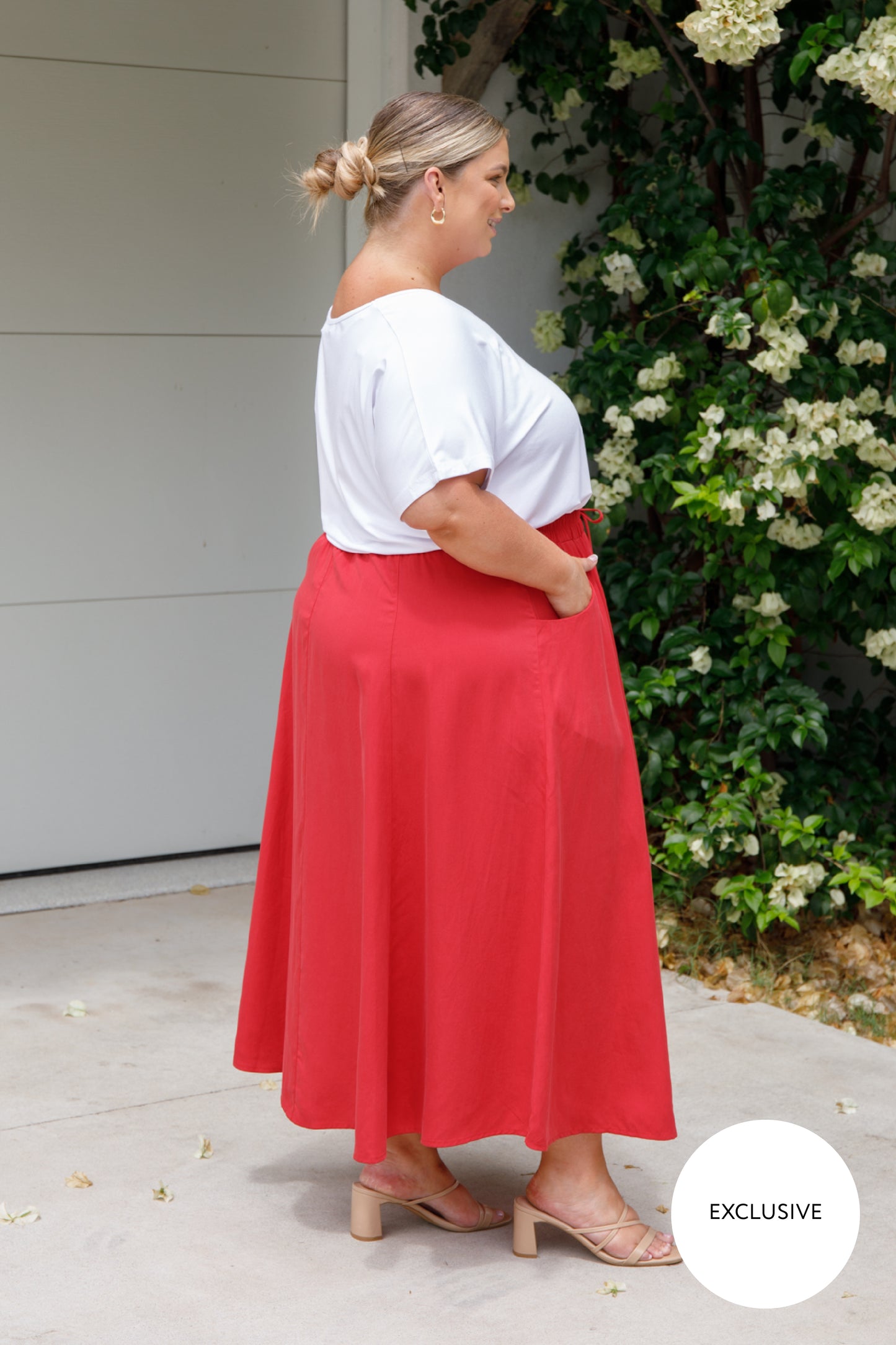 Esme Skirt | Cherry Red