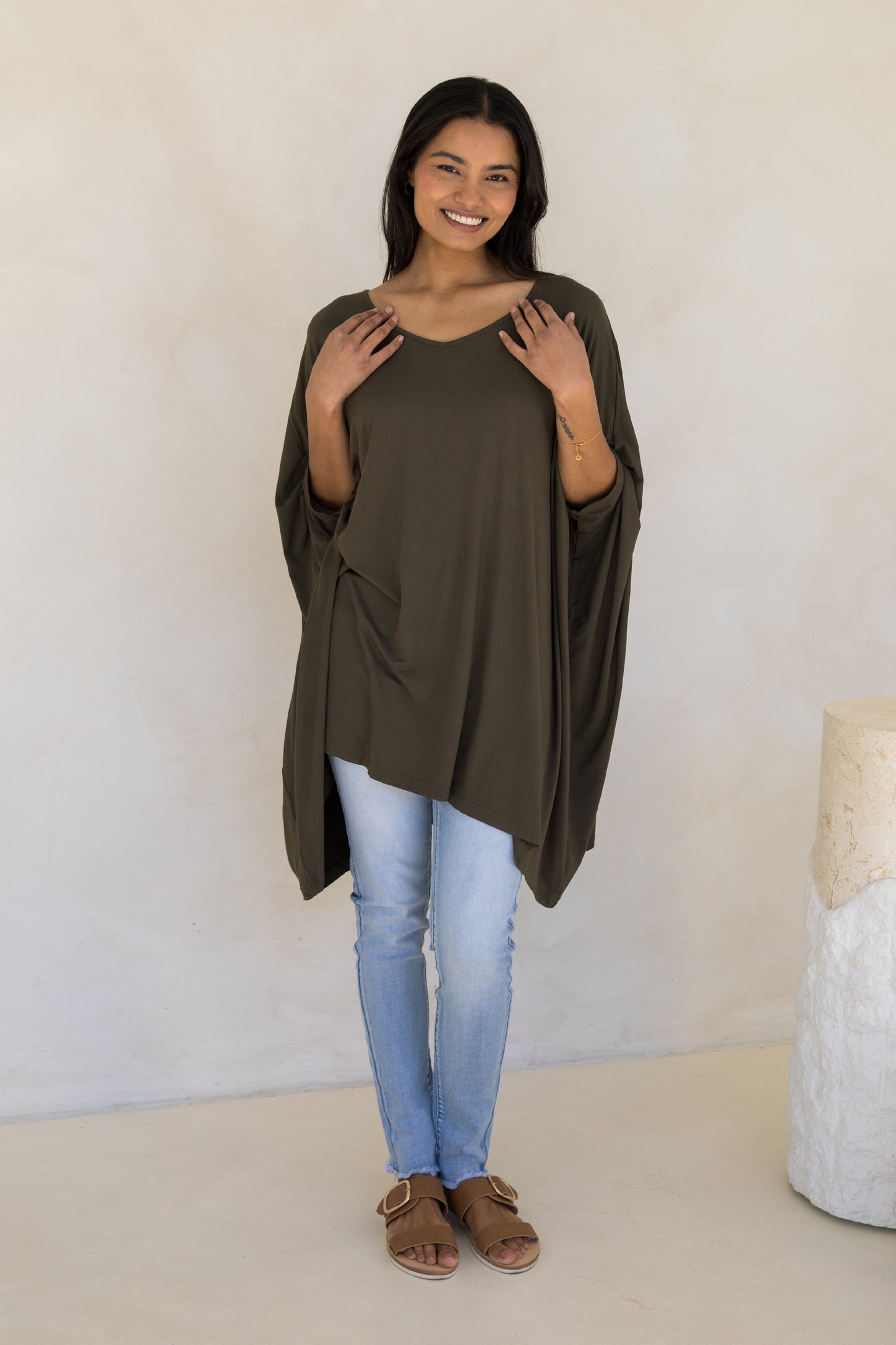 Essential Top | Moss Green