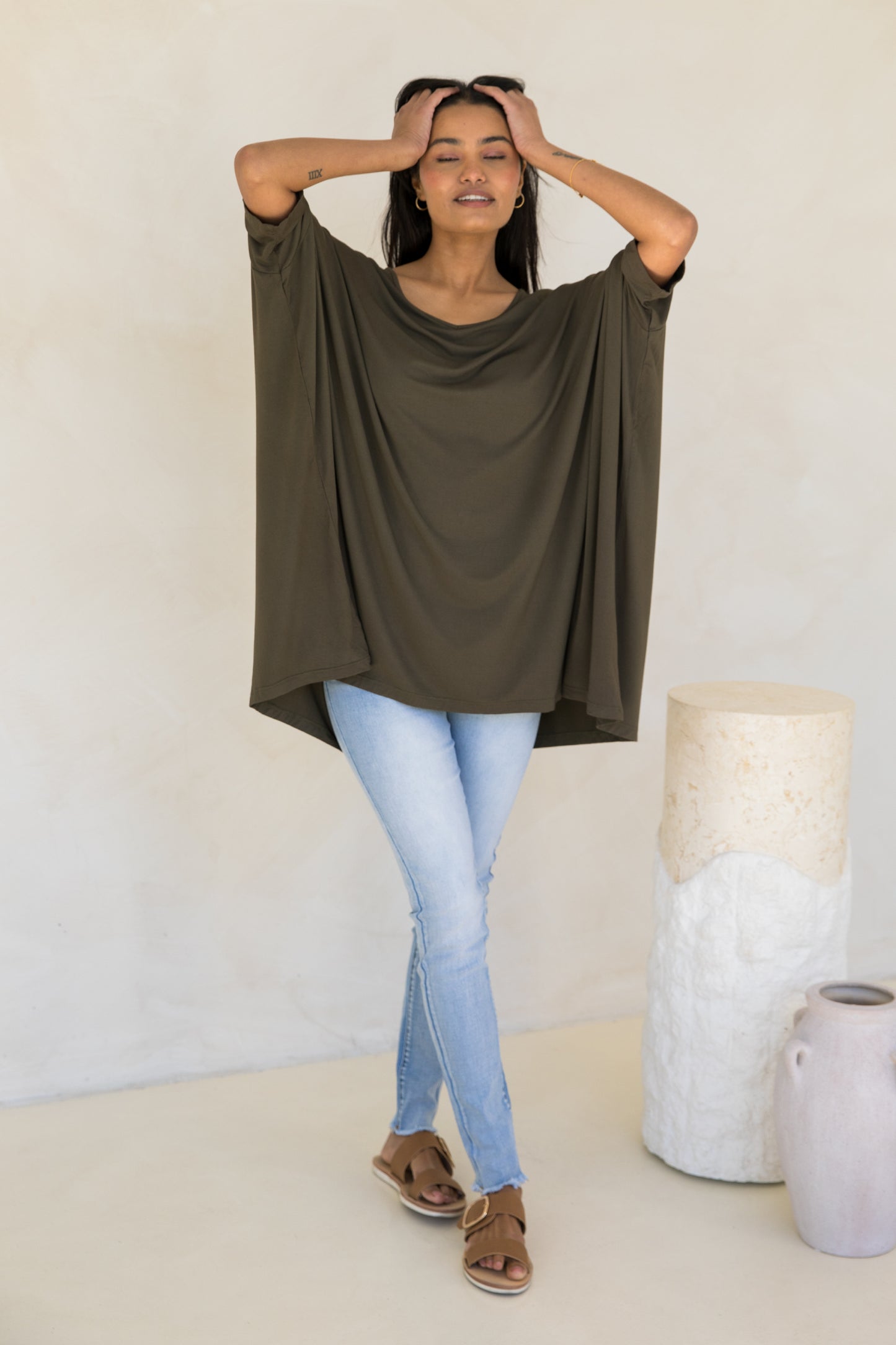 Essential Top | Moss Green