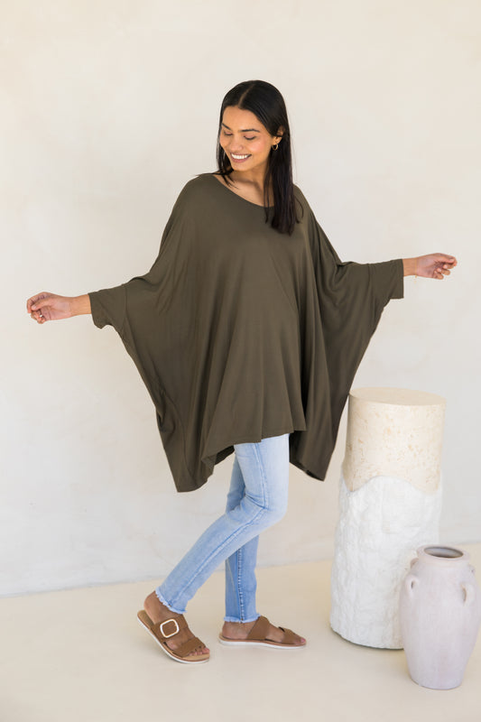 Essential Top | Moss Green