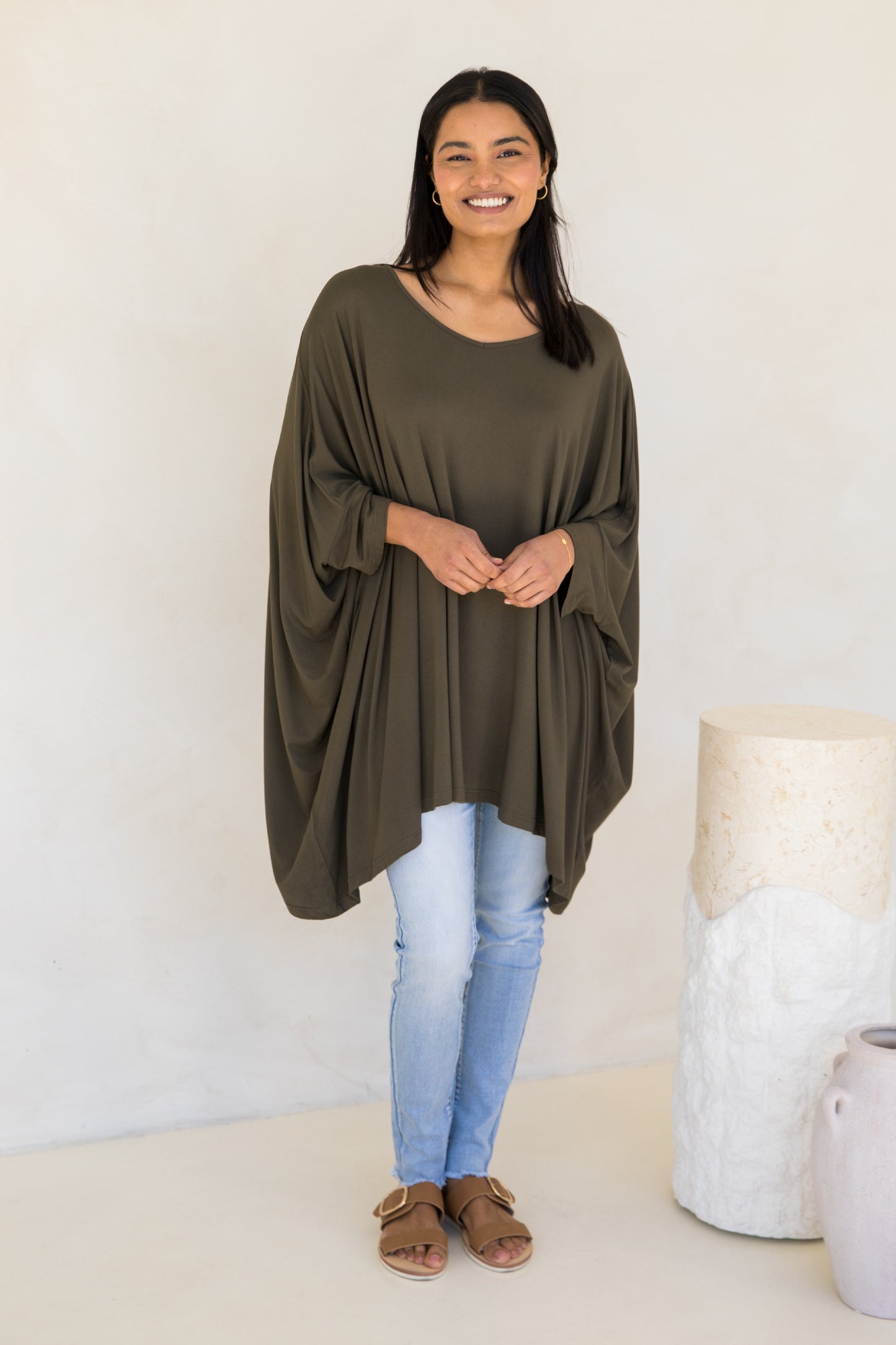 Essential Top | Moss Green