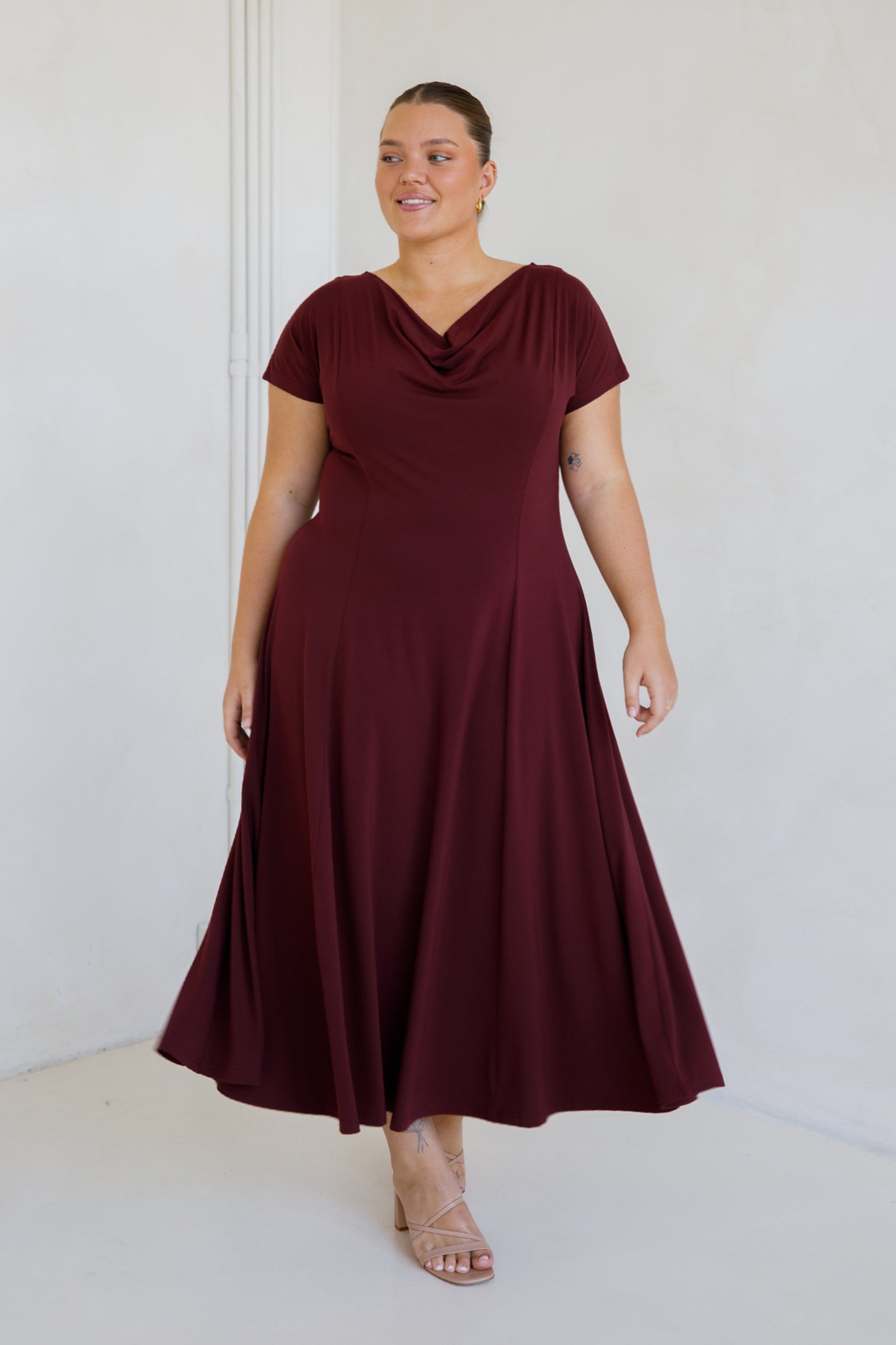 Eve Dress | Cranberry