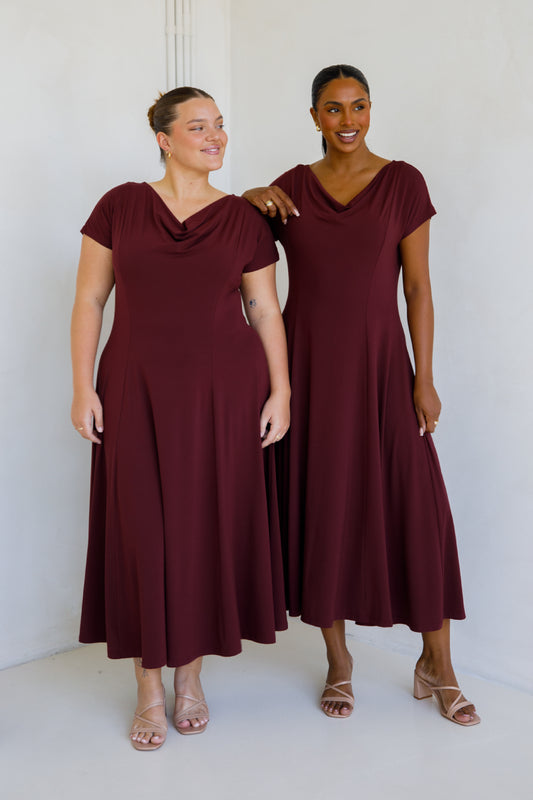Eve Dress | Cranberry