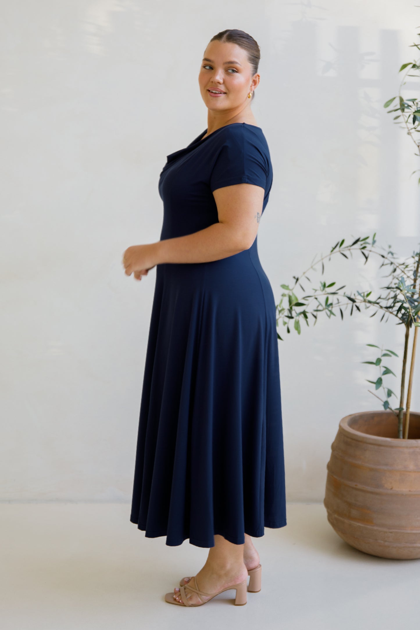 Eve Dress | Navy