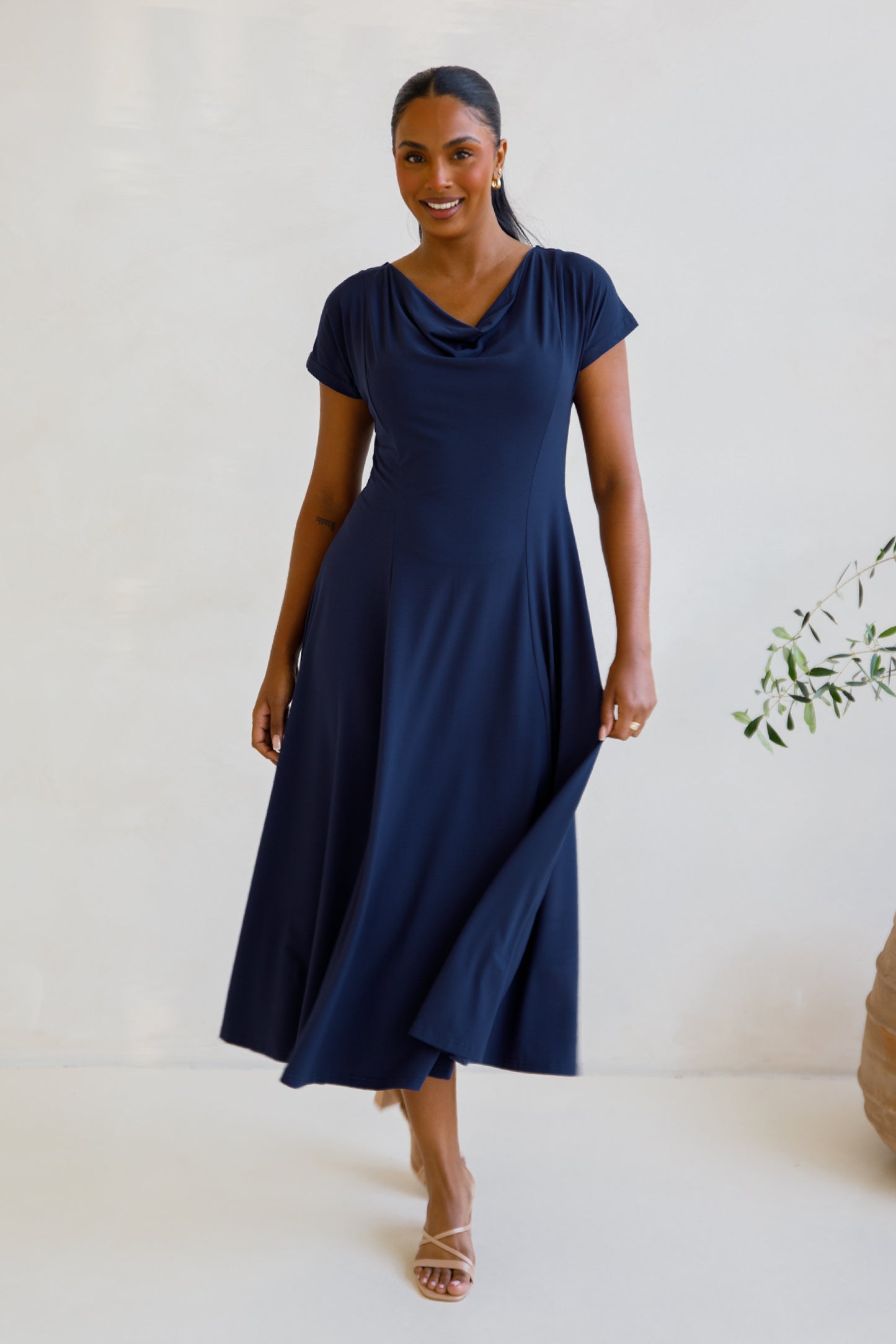 Eve Dress | Navy