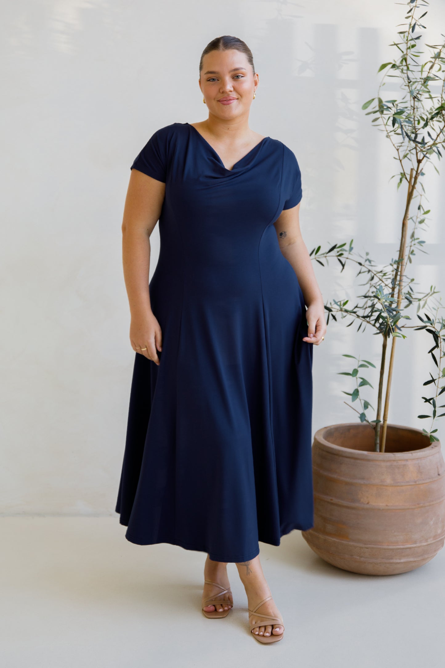 Eve Dress | Navy