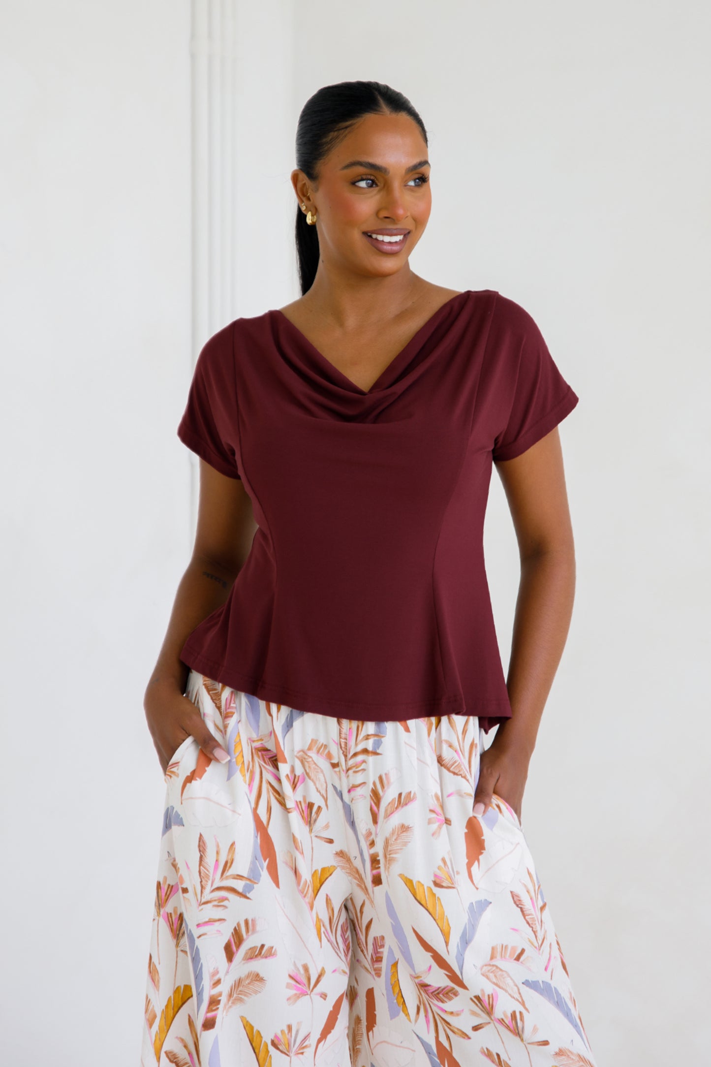 Eve Top | Cranberry