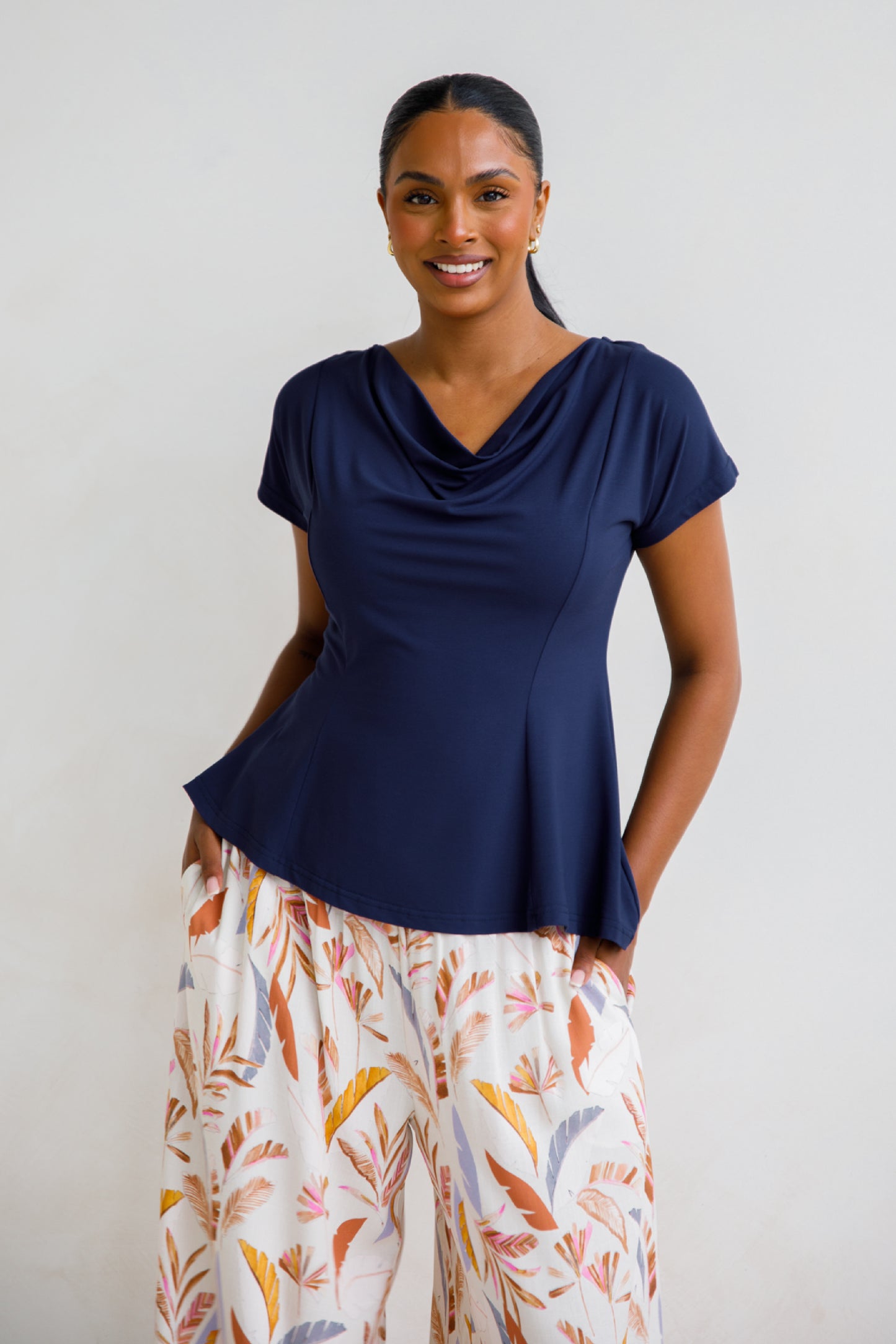 Eve Top | Navy