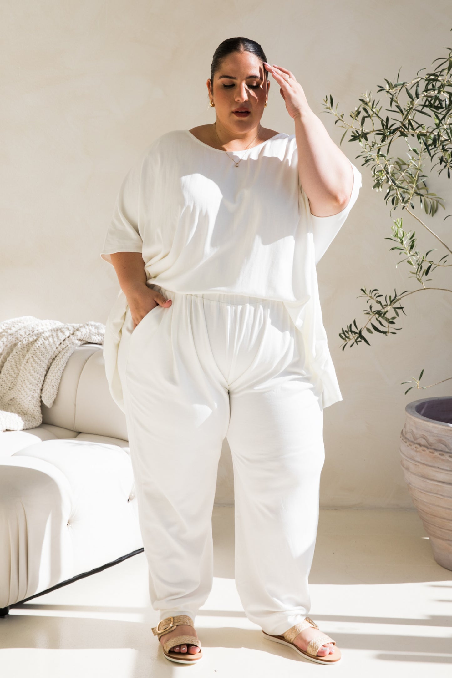 Everyday Lounge Pant | White