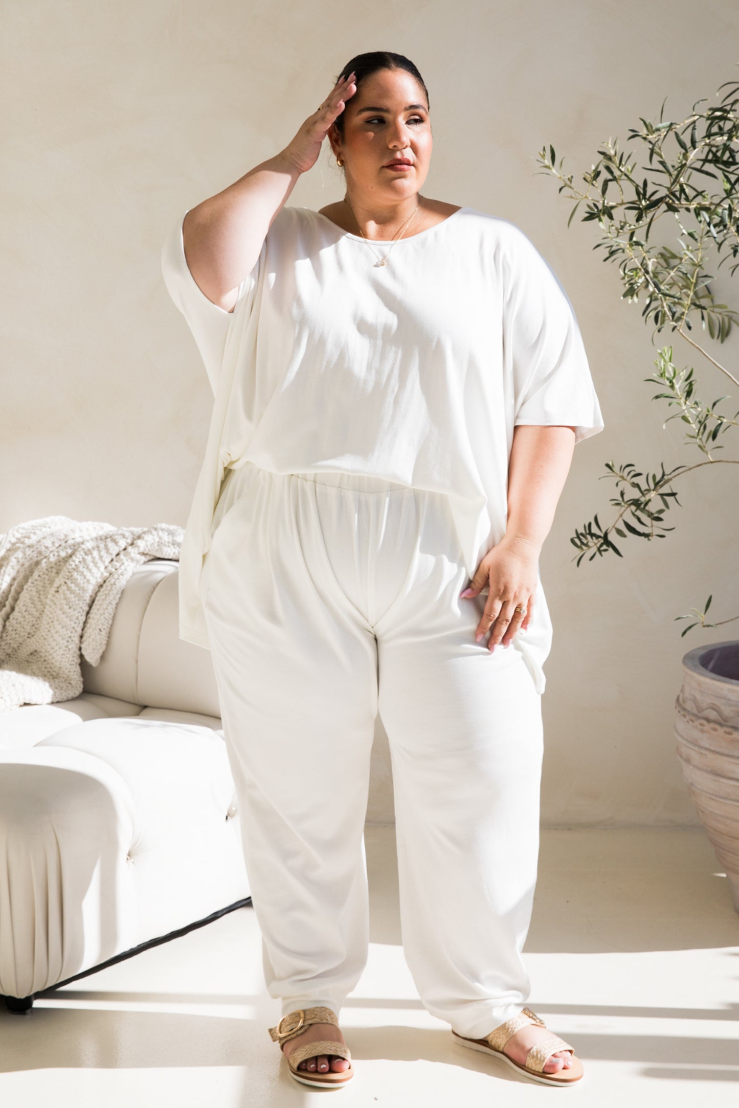 Everyday Lounge Pant | White