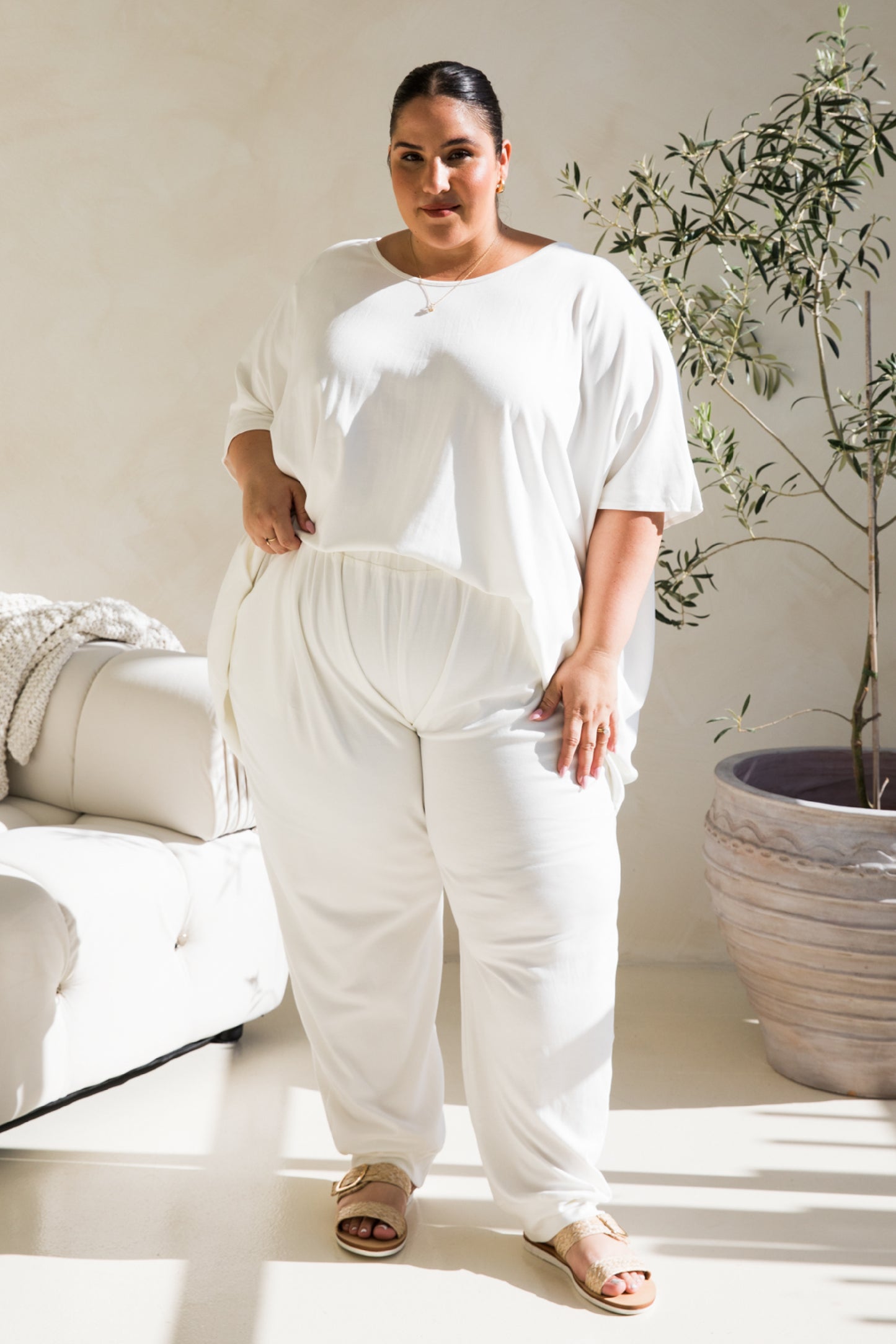 Everyday Lounge Pant | White