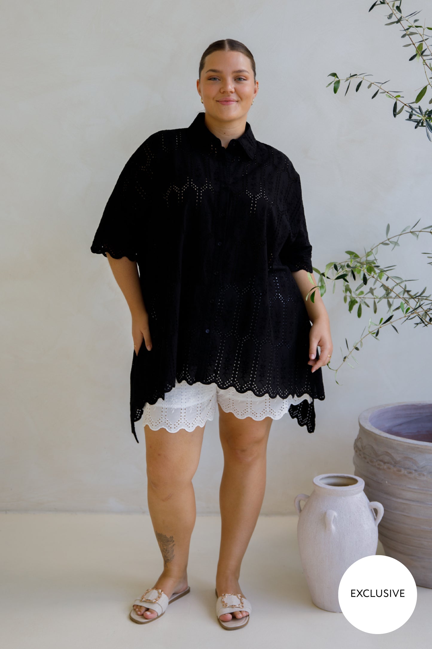 Fleur Shirt | Black