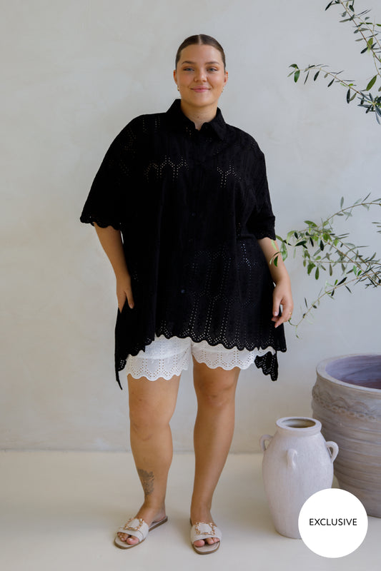 Fleur Shirt | Black