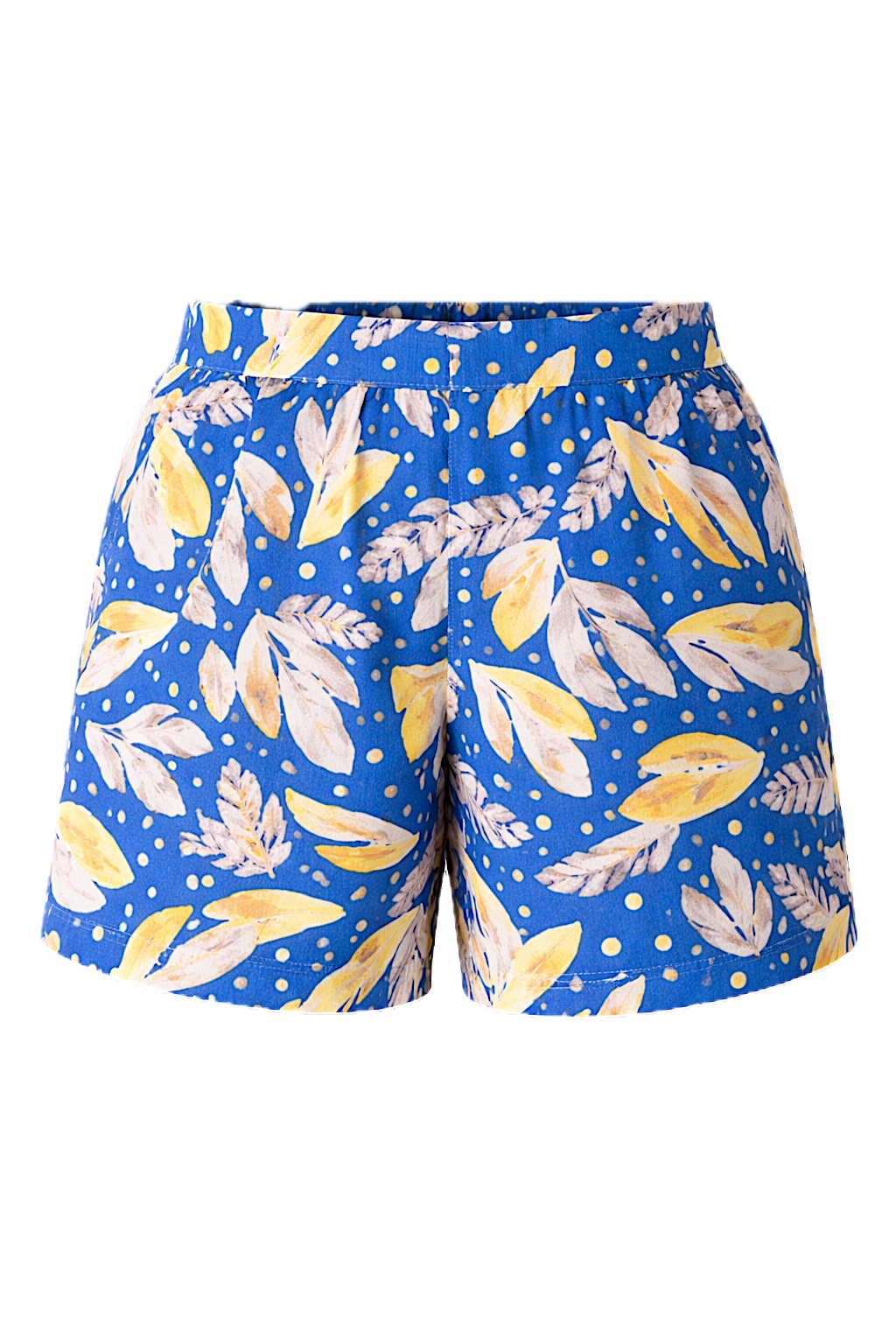 FLORENCE Rayon Classic Length Shorts | Blue Fruit Punch | FINAL SALE
