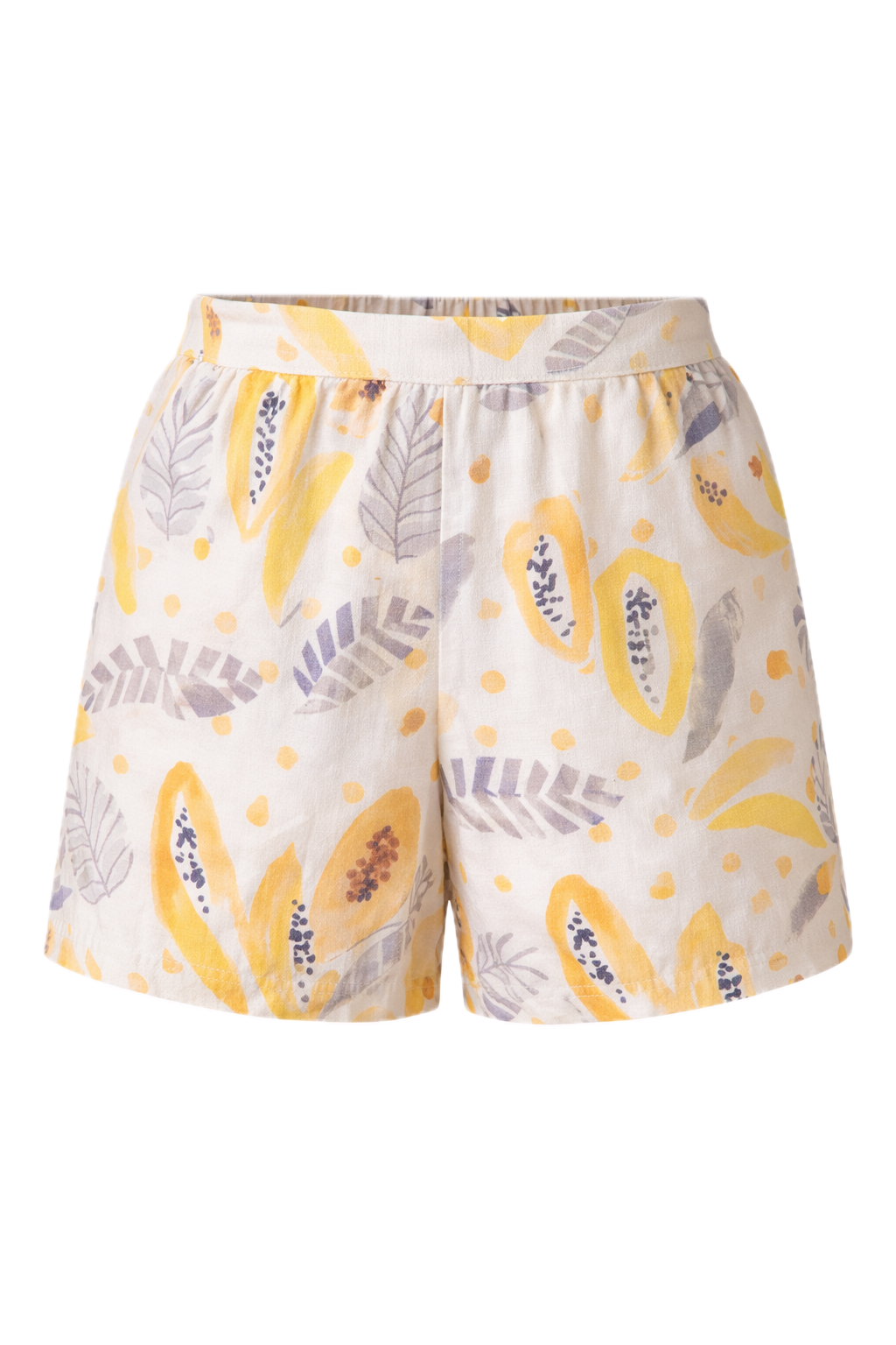 FLORENCE Rayon Classic Length Shorts | White Fruit Punch | FINAL SALE