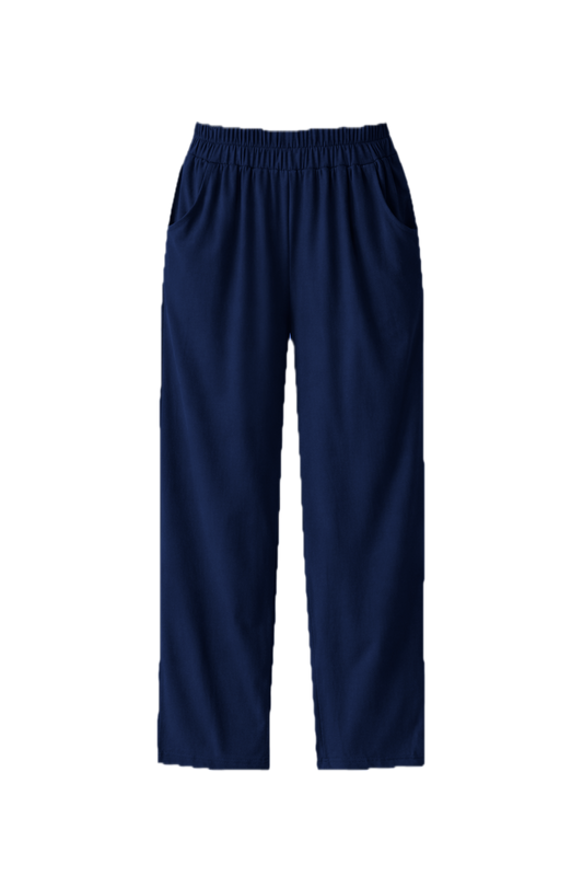 FRANKIE Bamboo Cropped Pant | Navy