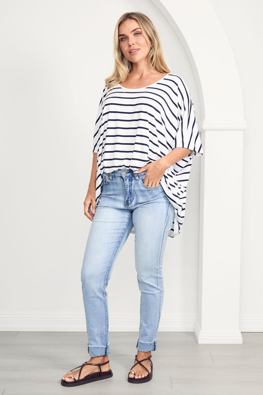 FRAY Stretch Denim Slim Fit Jean | Light Wash