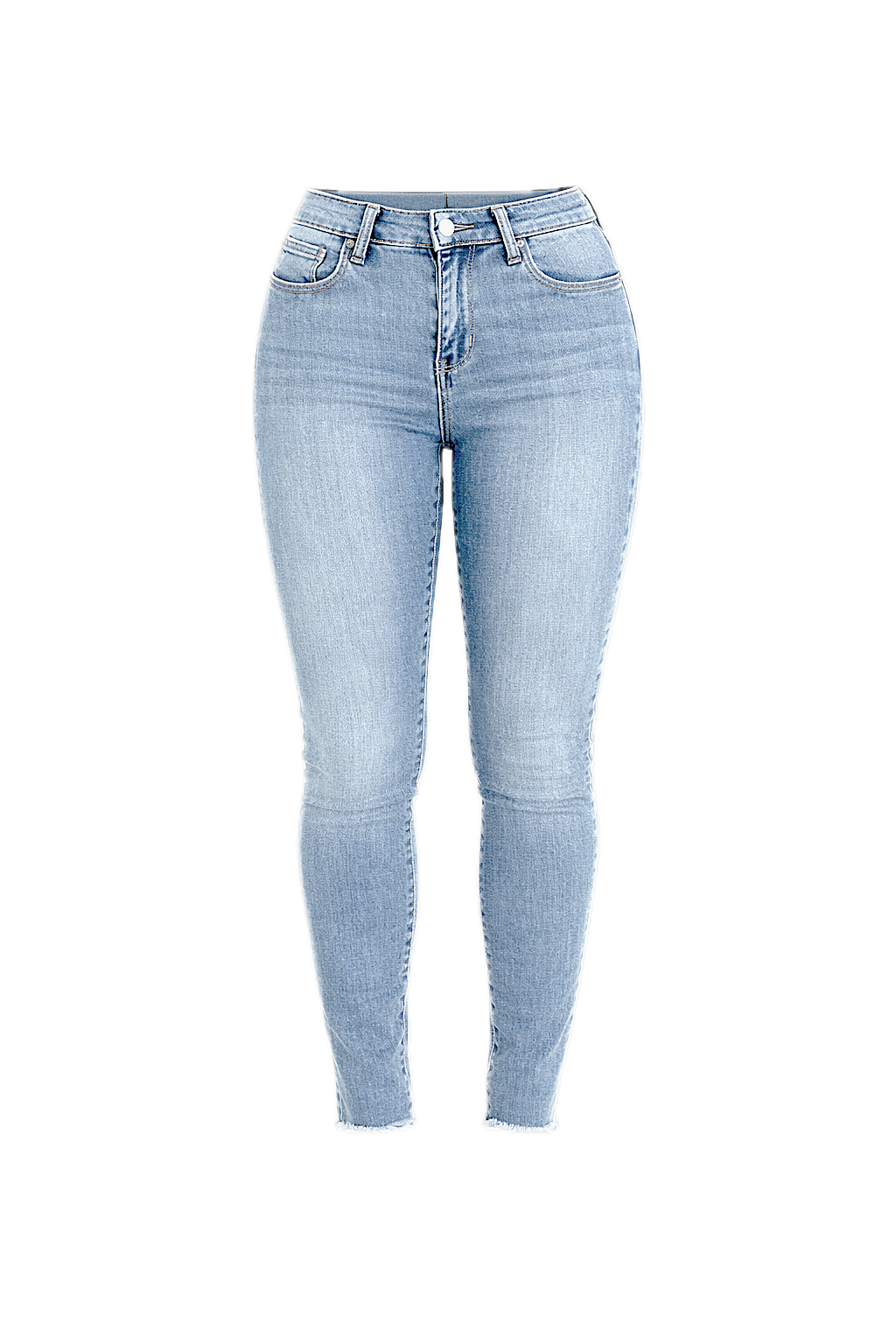 FRAY Stretch Denim Slim Fit Jean | Light Wash