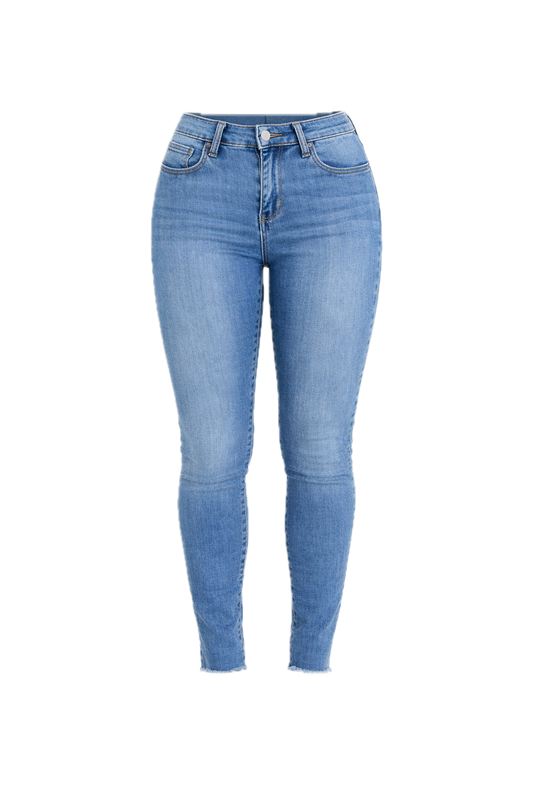 FRAY Stretch Denim Slim Fit Jean | Mid Wash